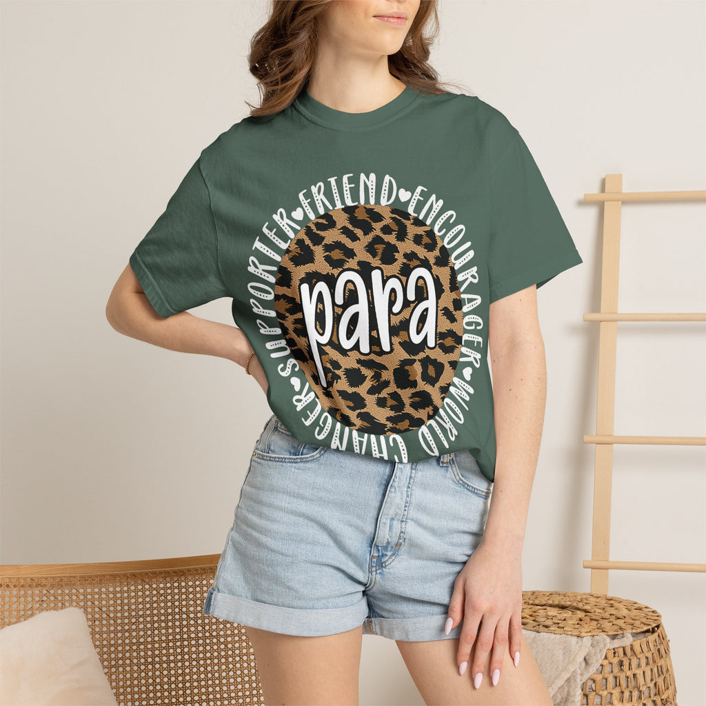 Para Leopard Circle T-Shirt — Supporter, Friend & Encourager Tee