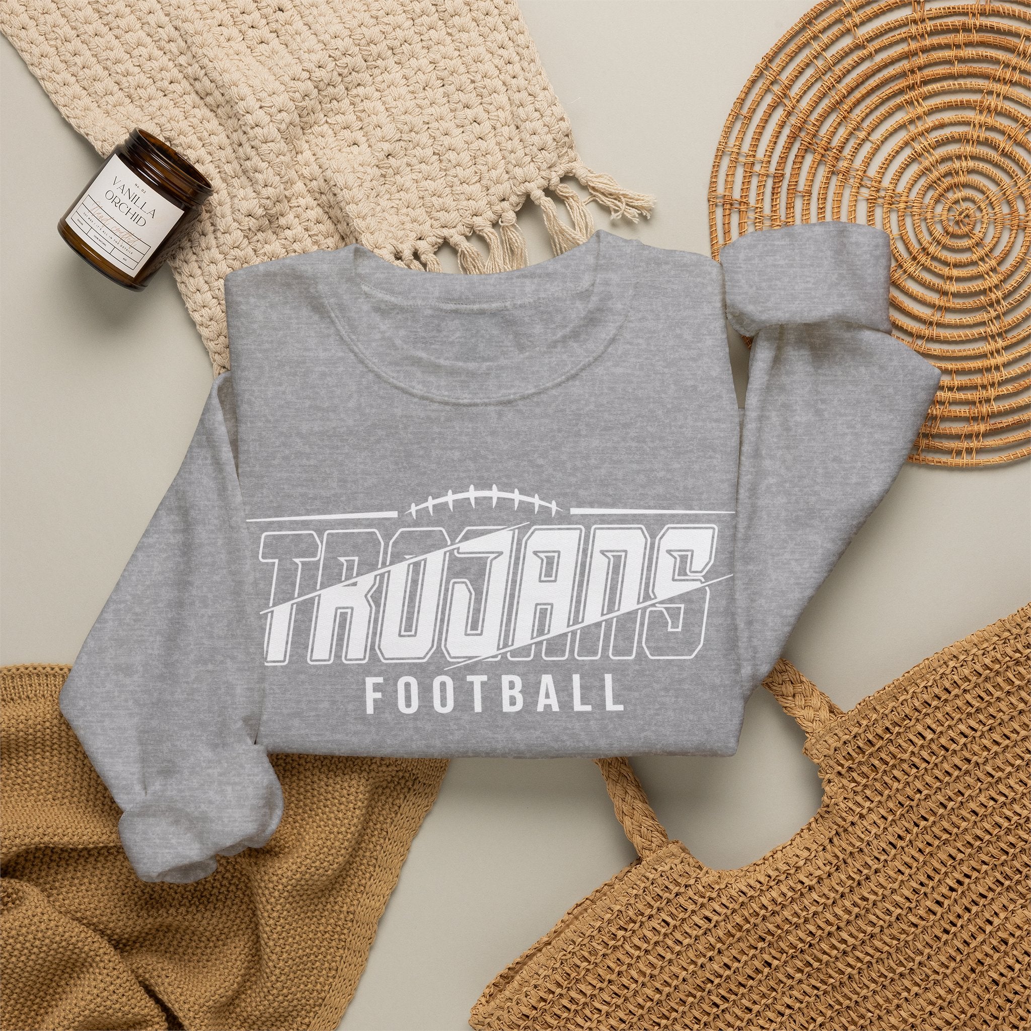 Trojans Football Crewneck Sweatshirt