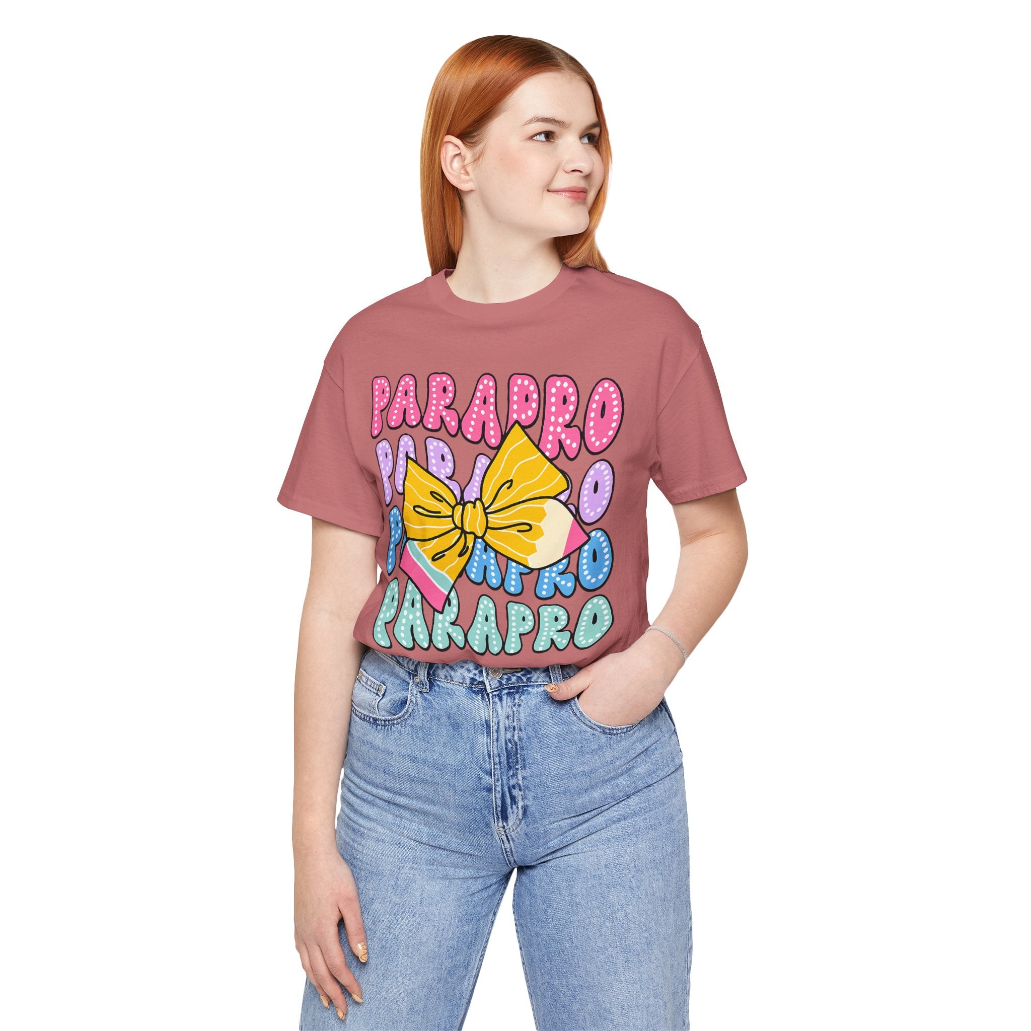 Parapro T-Shirt — Colorful Paraprofessional Bow Tee
