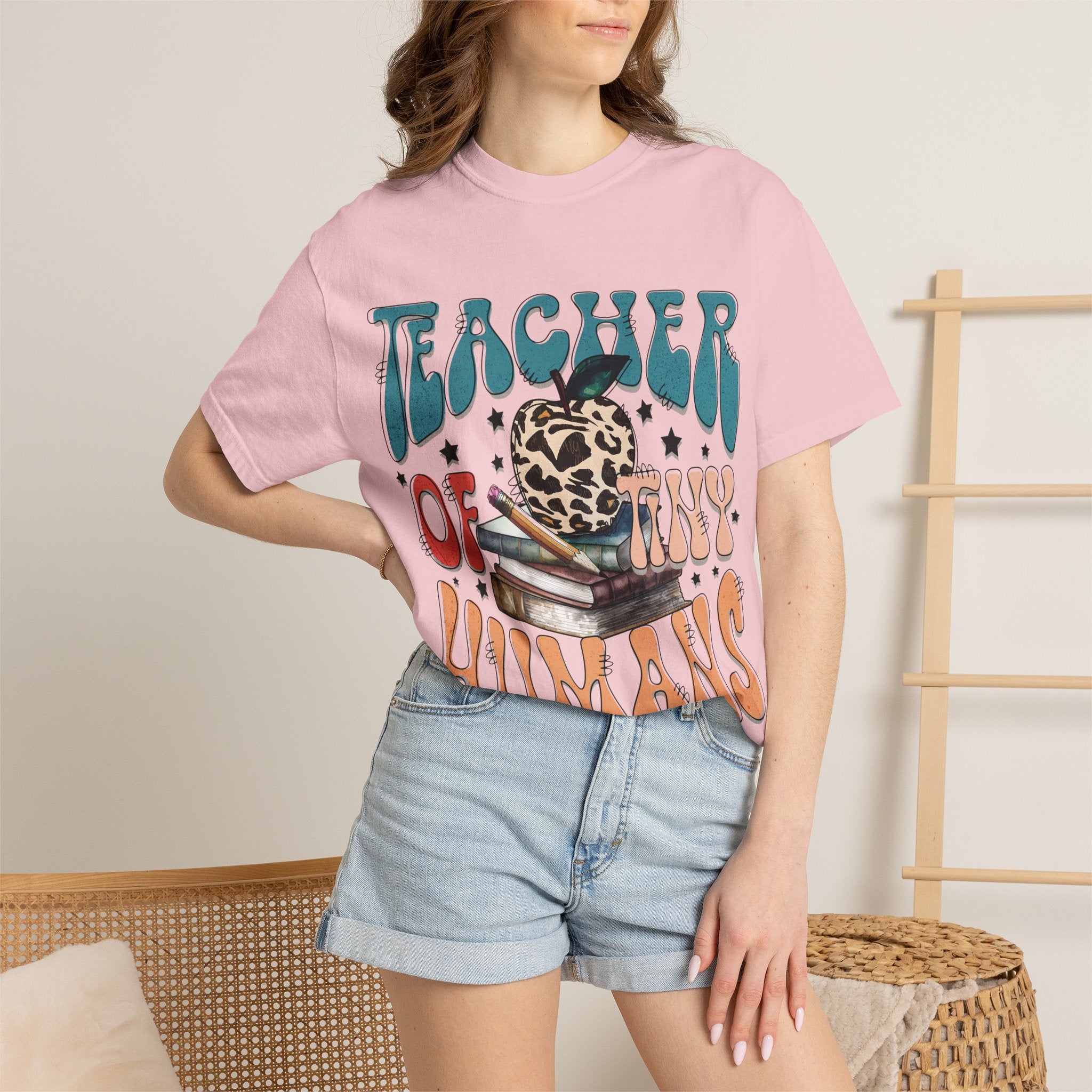 Teacher of Tiny Humans T-Shirt — Cute Retro Teacher Graphic Tee