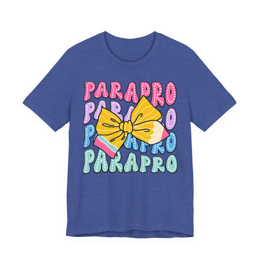Parapro T-Shirt — Colorful Paraprofessional Bow Tee