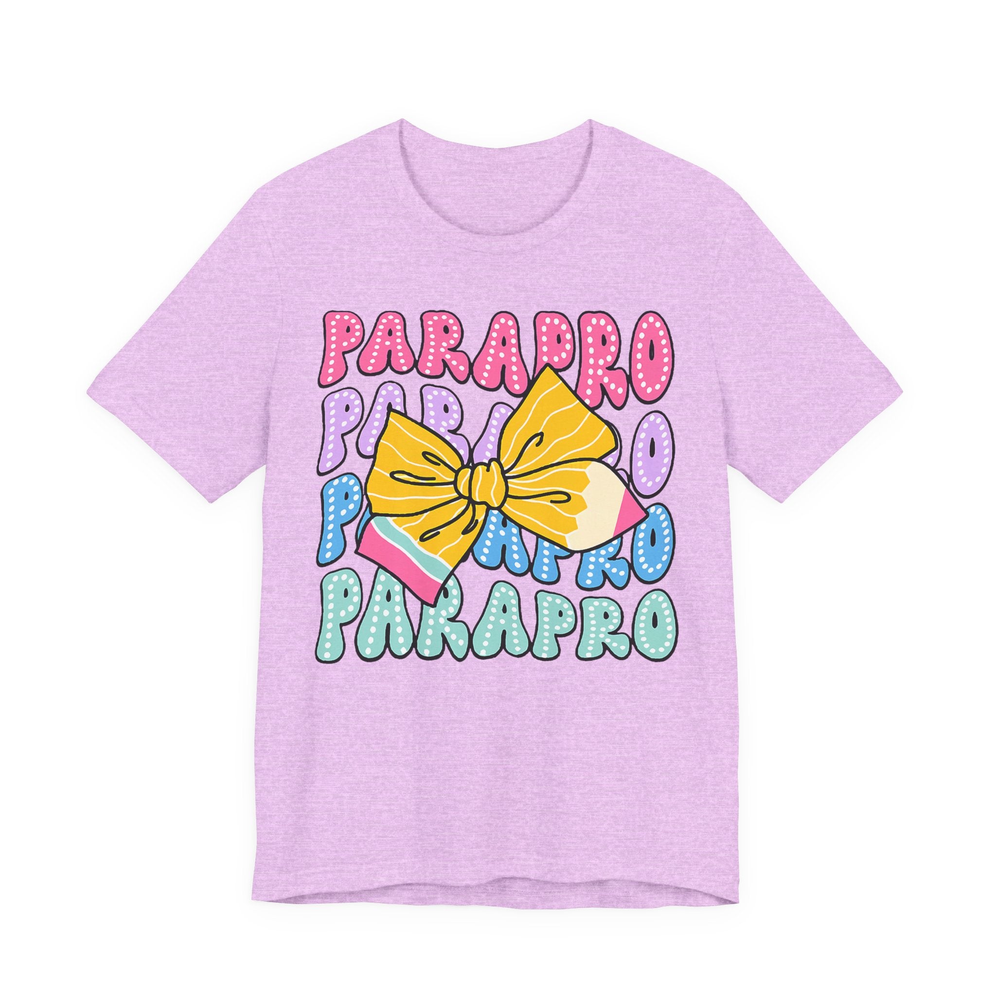 Parapro T-Shirt — Colorful Paraprofessional Bow Tee