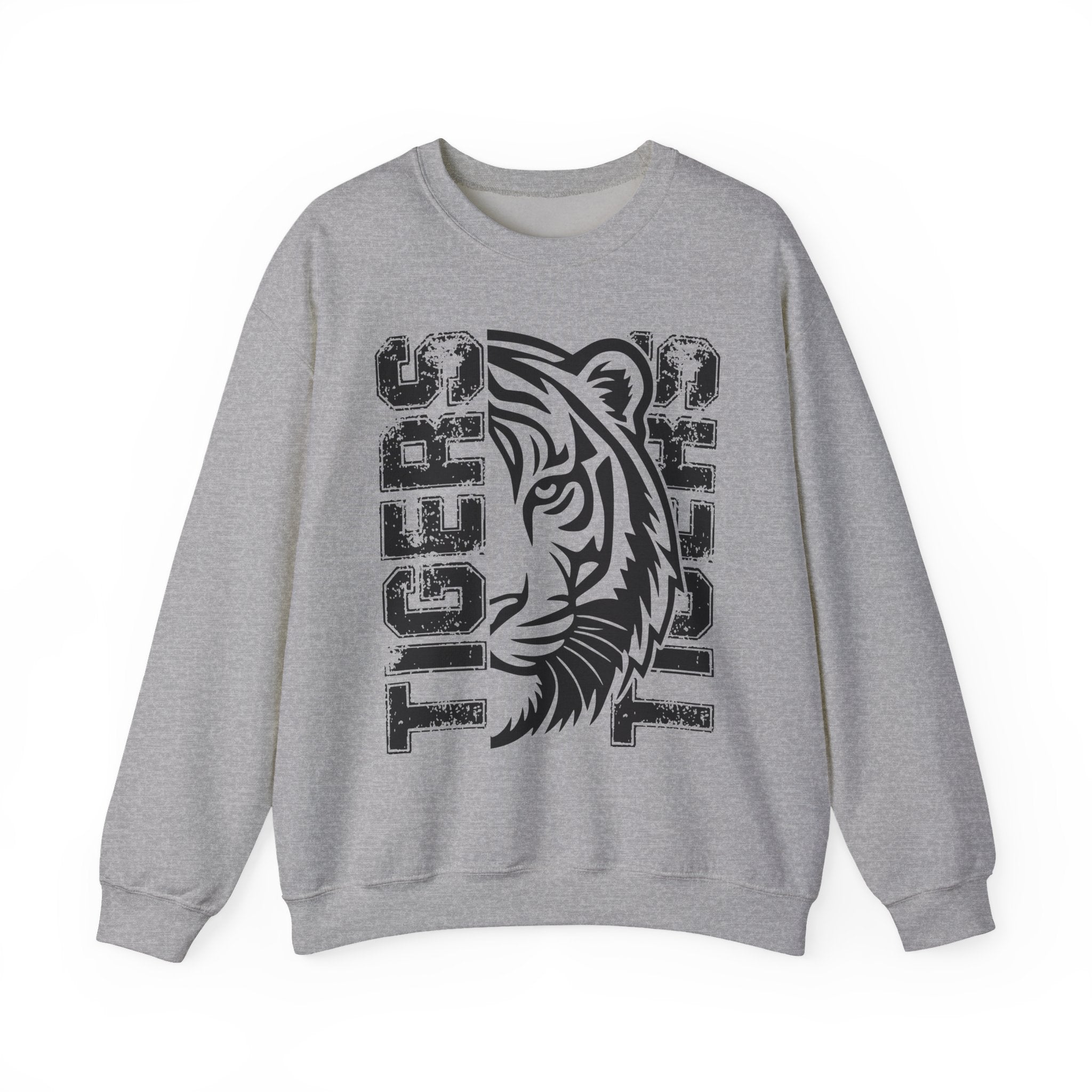 Tiger Mascot Crewneck Sweatshirt