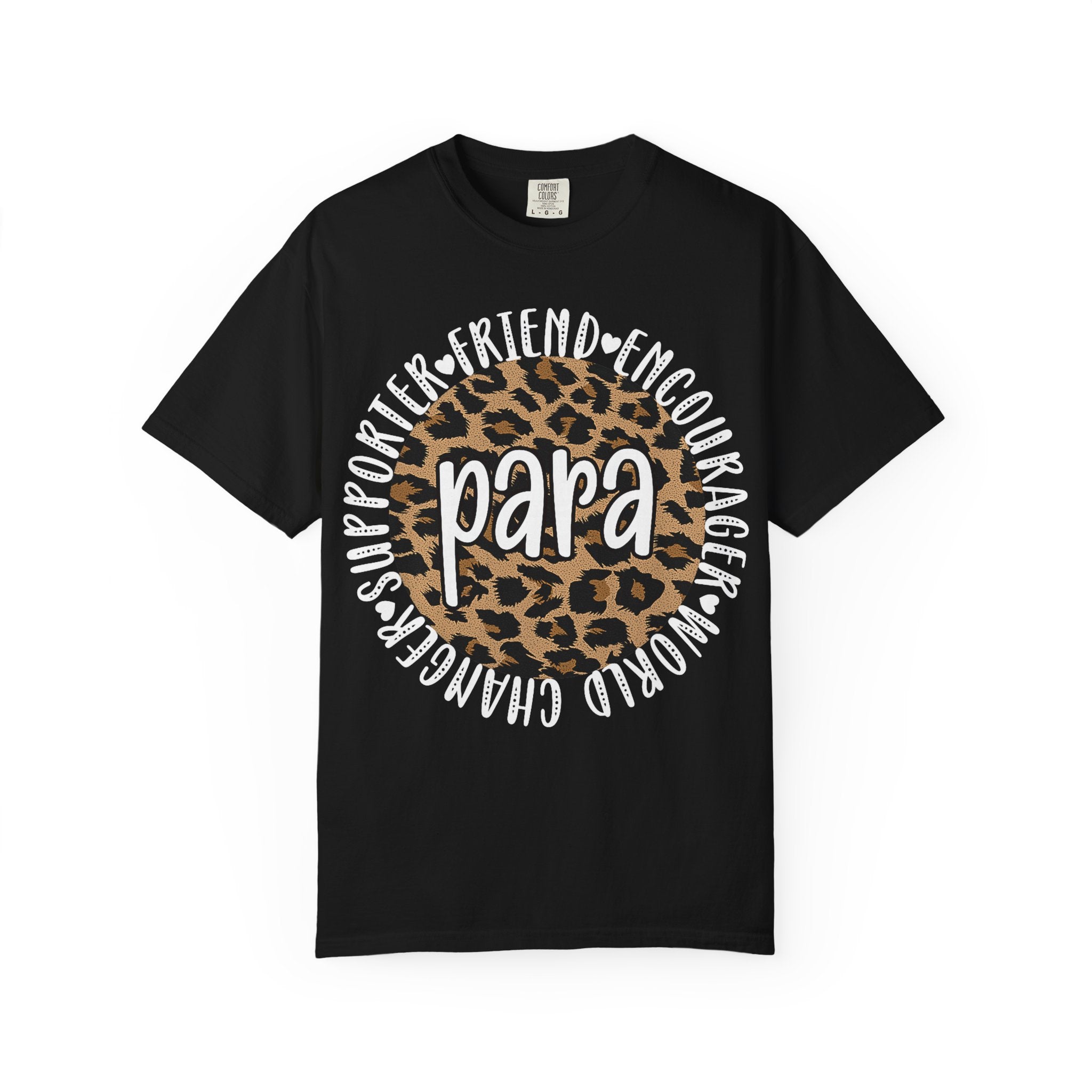 Para Leopard Circle T-Shirt — Supporter, Friend & Encourager Tee