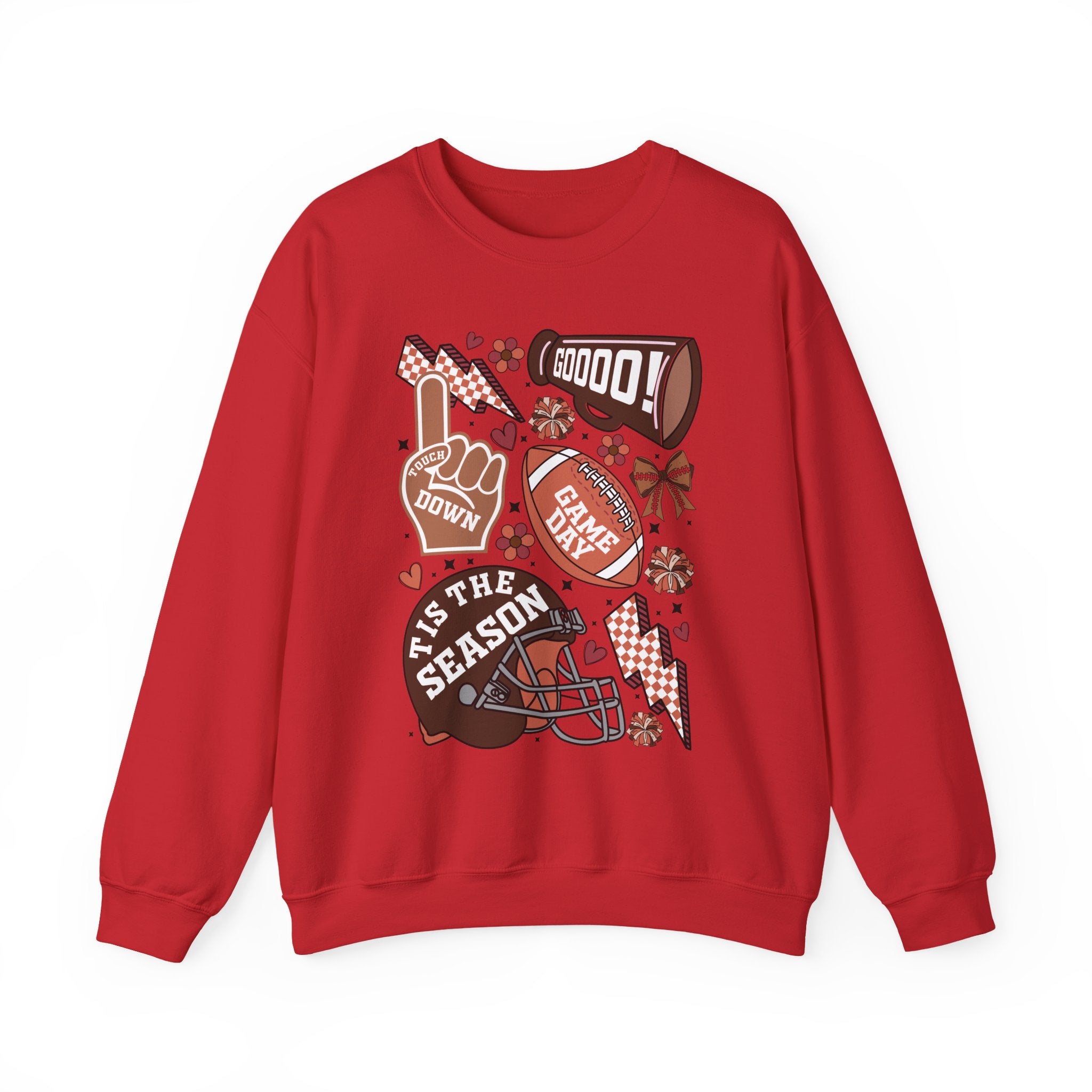 Football Season Crewneck Sweatshirt – 'Tis the Season Game Day Design