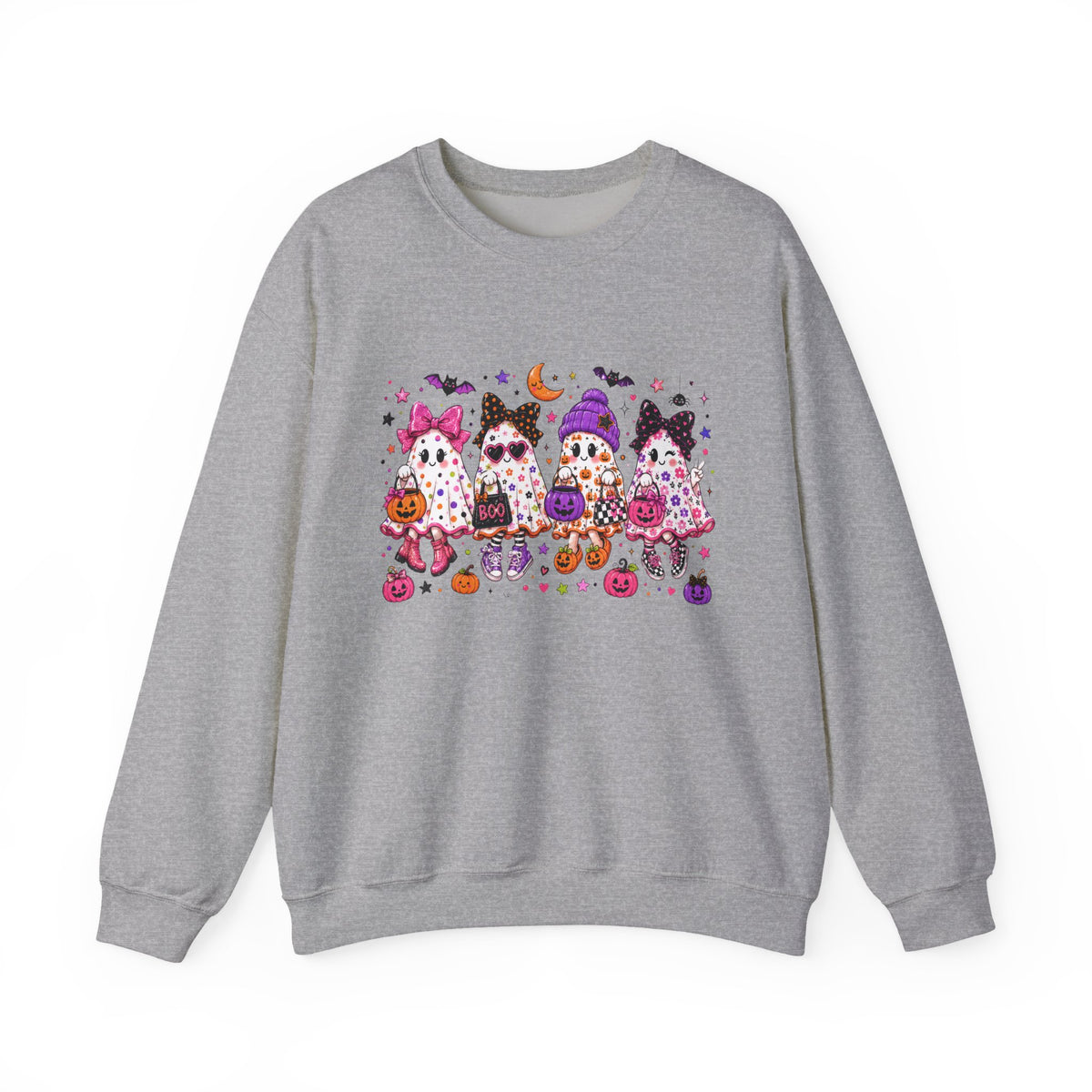 Halloween Gnomes Crewneck Sweatshirt — Cute Trick-or-Treat Gnome Halloween Sweater