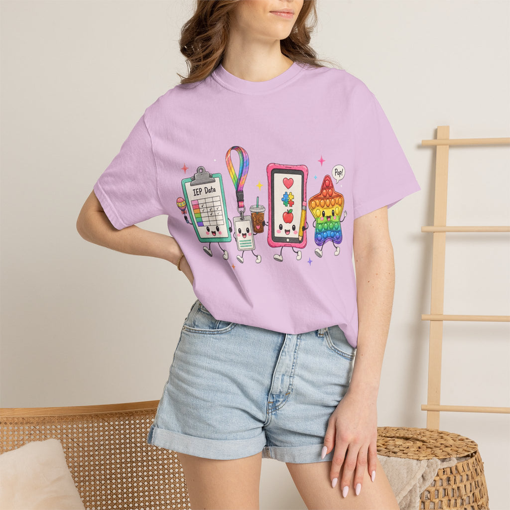 Teacher Tech Friends Graphic T-Shirt — IEP data
