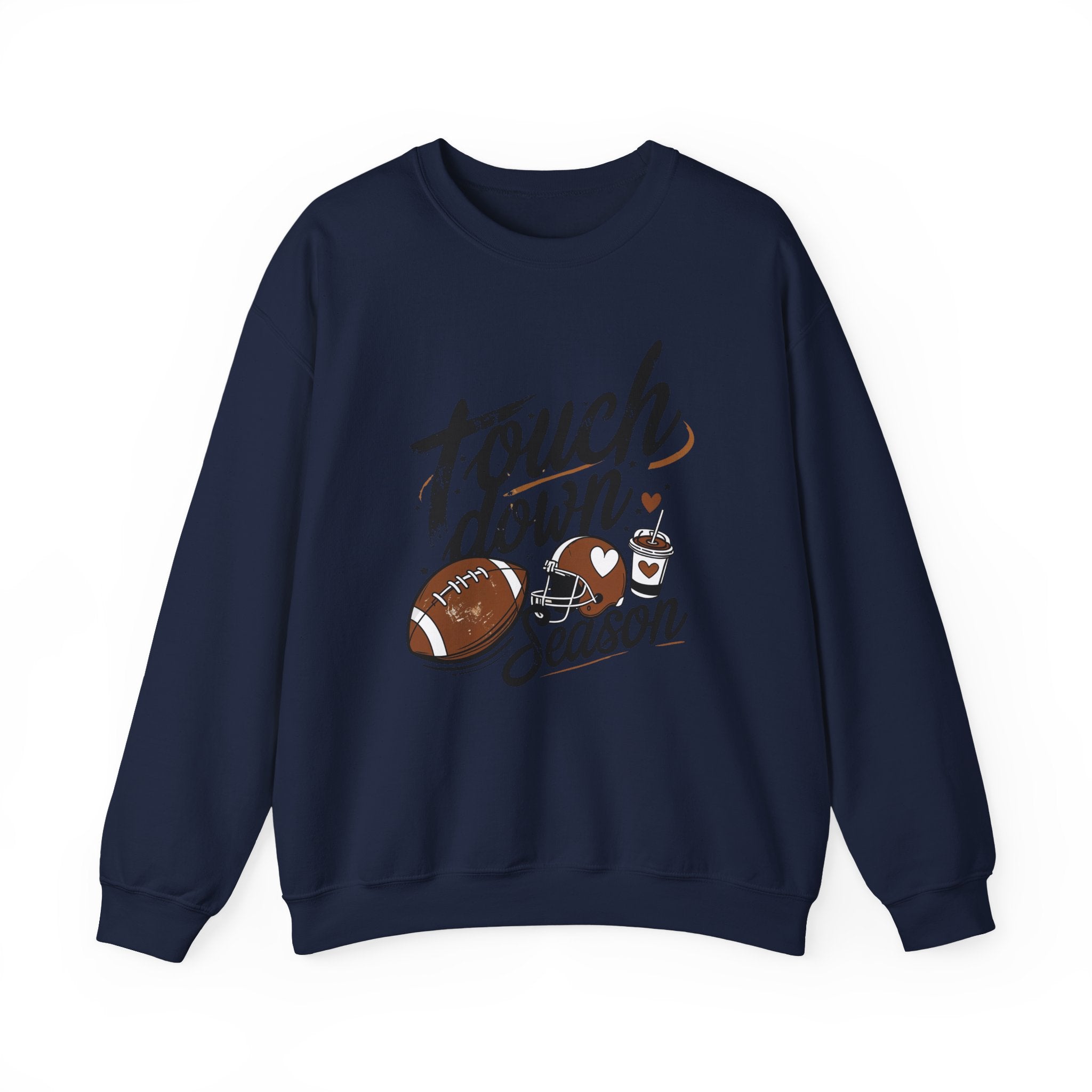 Touchdown Season Crewneck Sweatshirt — Football Fan Game Day Pullover