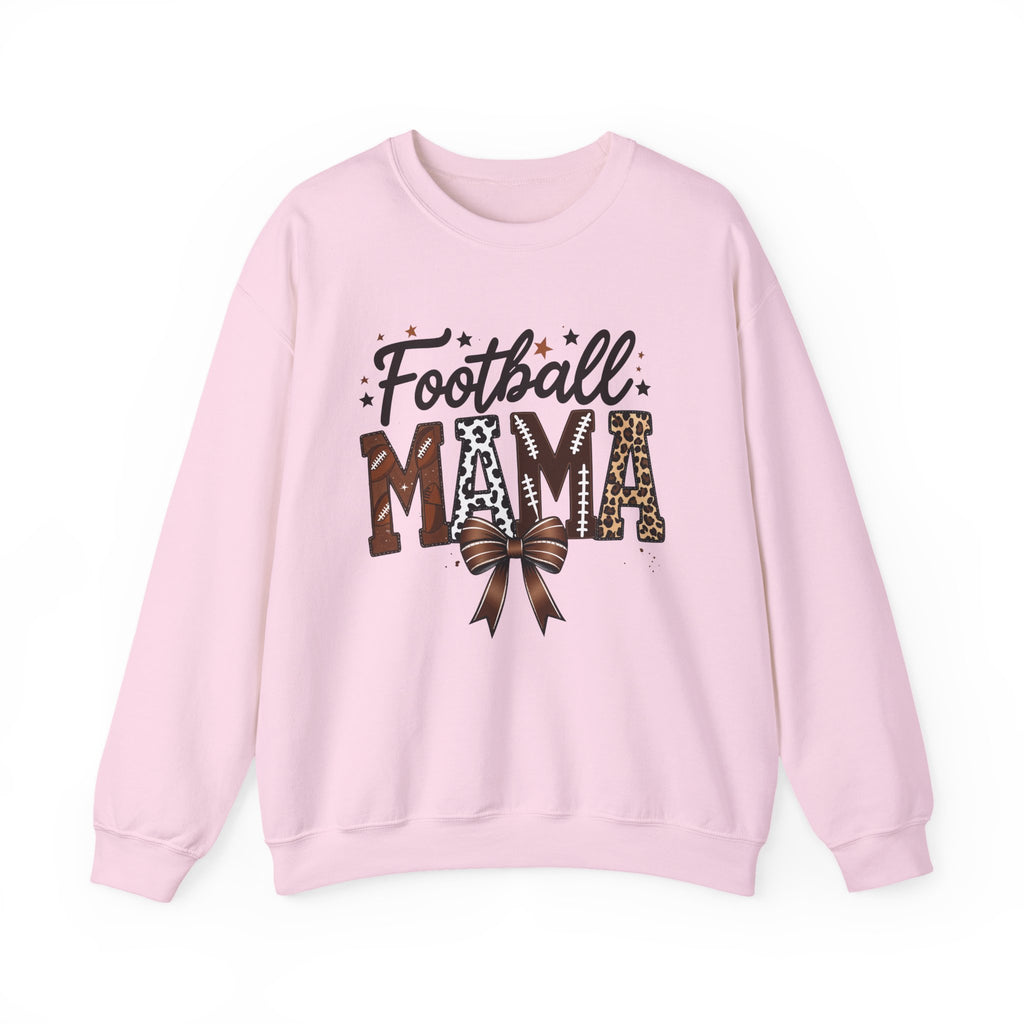 Football Mama Sweatshirt – Leopard Print Football Mom Crewneck