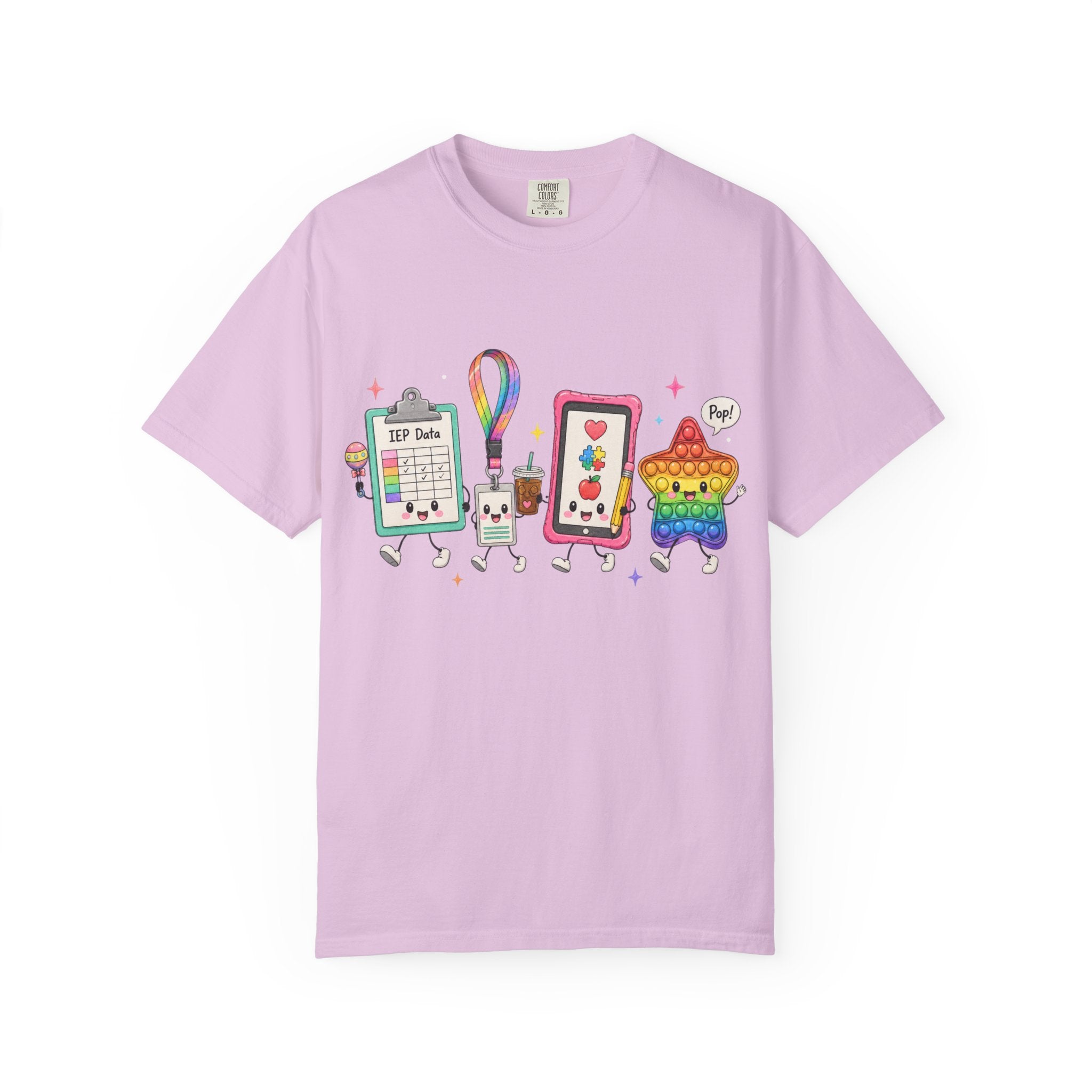 Teacher Tech Friends Graphic T-Shirt — IEP data