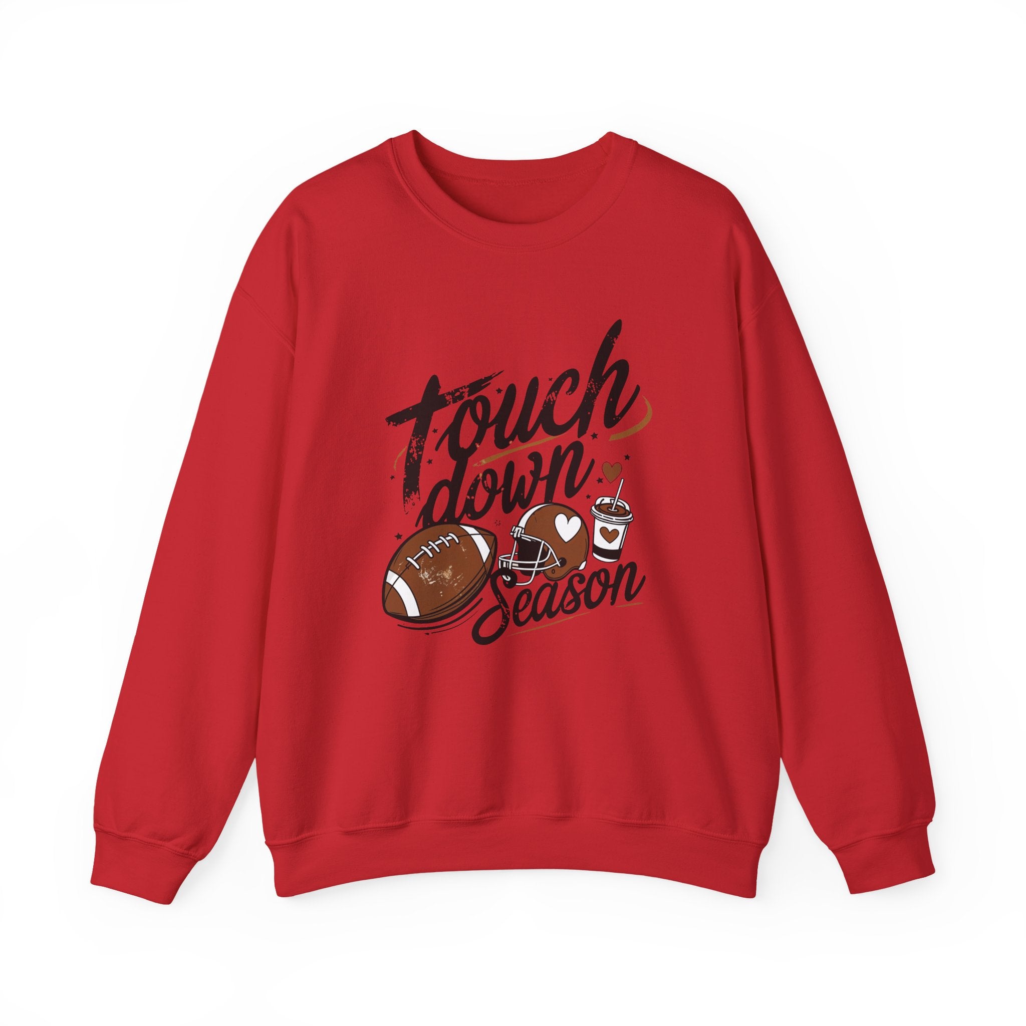Touchdown Season Crewneck Sweatshirt — Football Fan Game Day Pullover