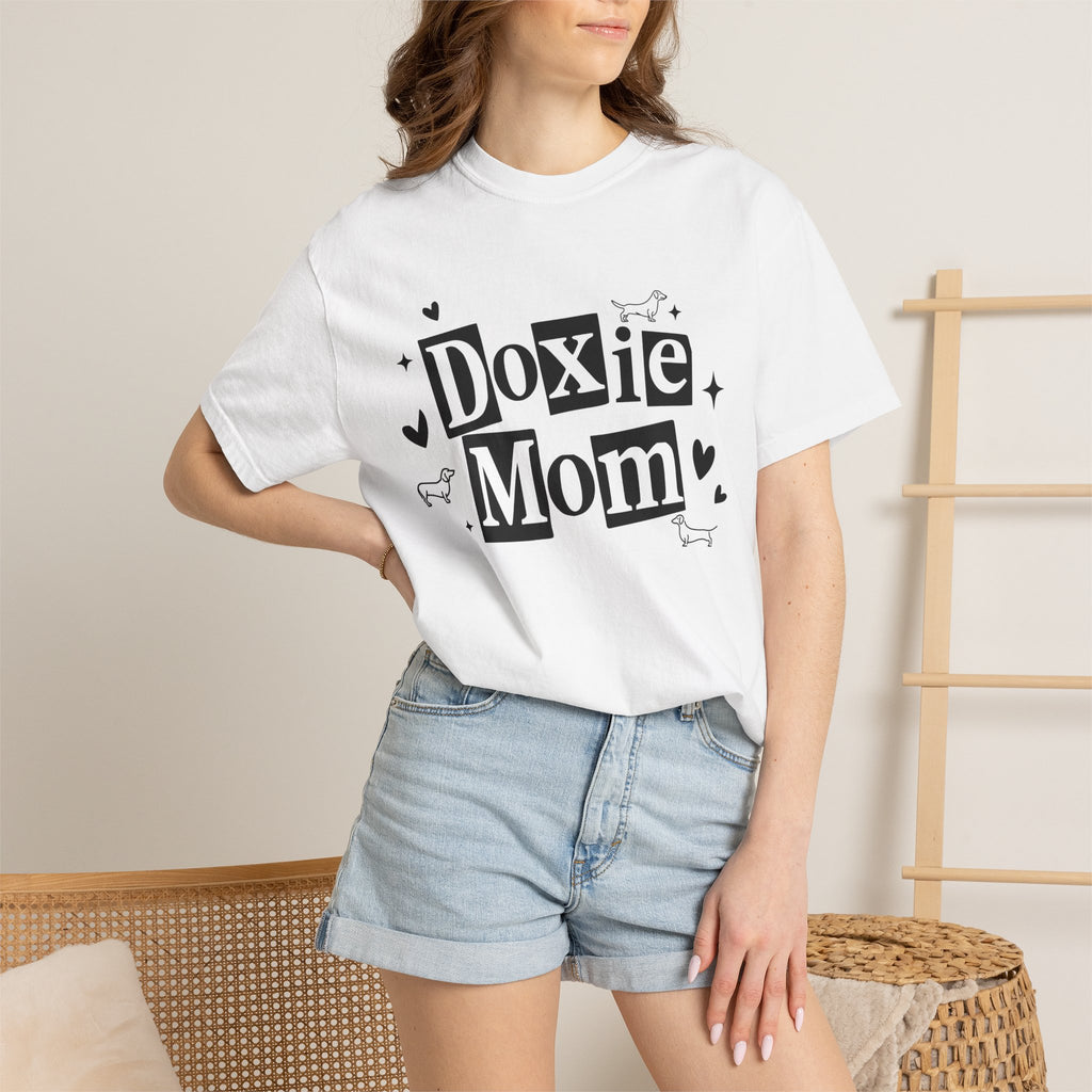 Doxie Mom T-Shirt — Cute Dachshund Dog Mom Tee, Dog Lover Gift