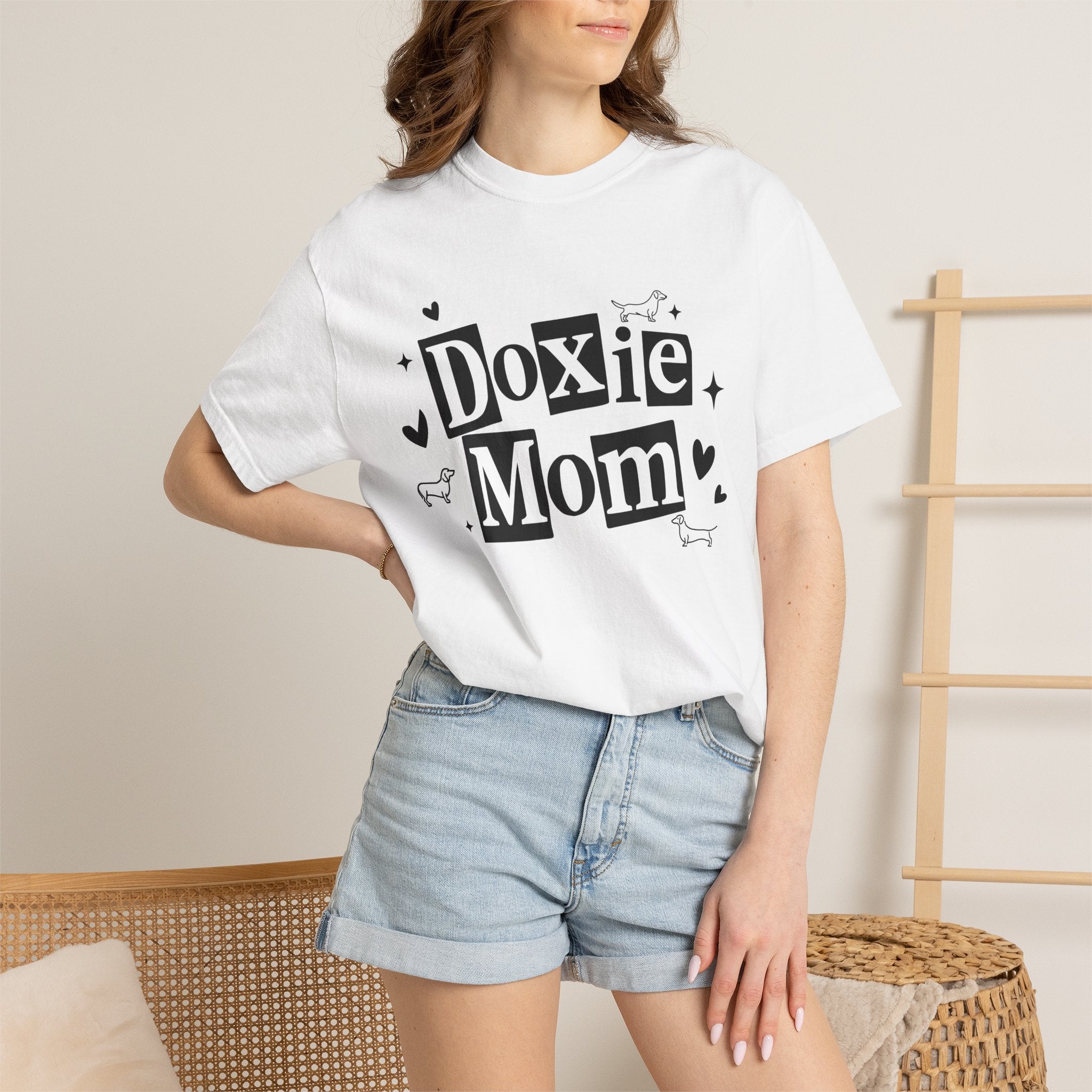 Doxie Mom T-Shirt — Cute Dachshund Dog Mom Tee, Dog Lover Gift