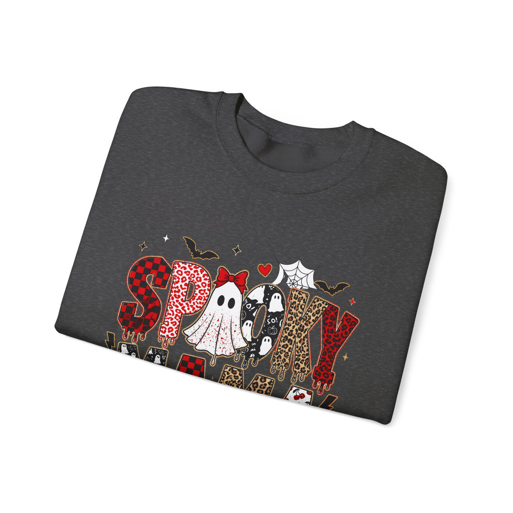 Spooky Mama Sweatshirt — Halloween Ghost Pumpkin Crewneck
