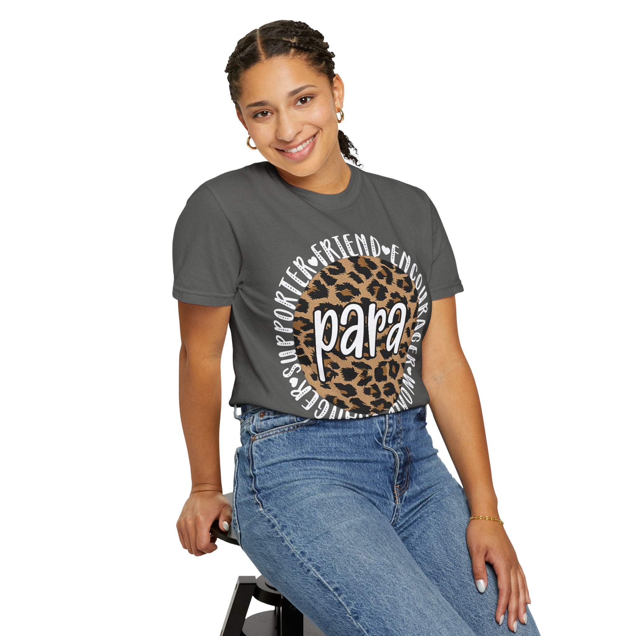 Para Leopard Circle T-Shirt — Supporter, Friend & Encourager Tee