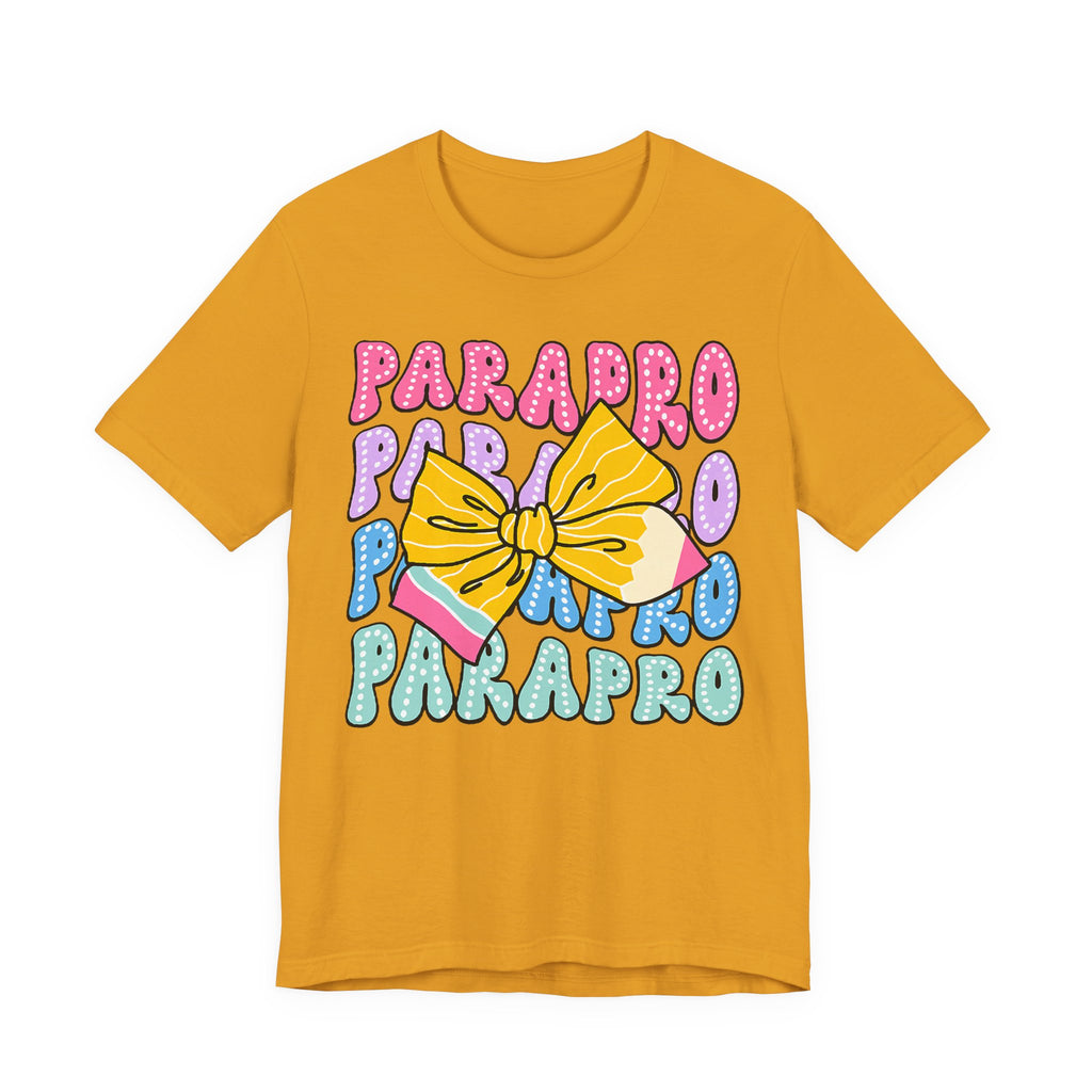 Parapro T-Shirt — Colorful Paraprofessional Bow Tee