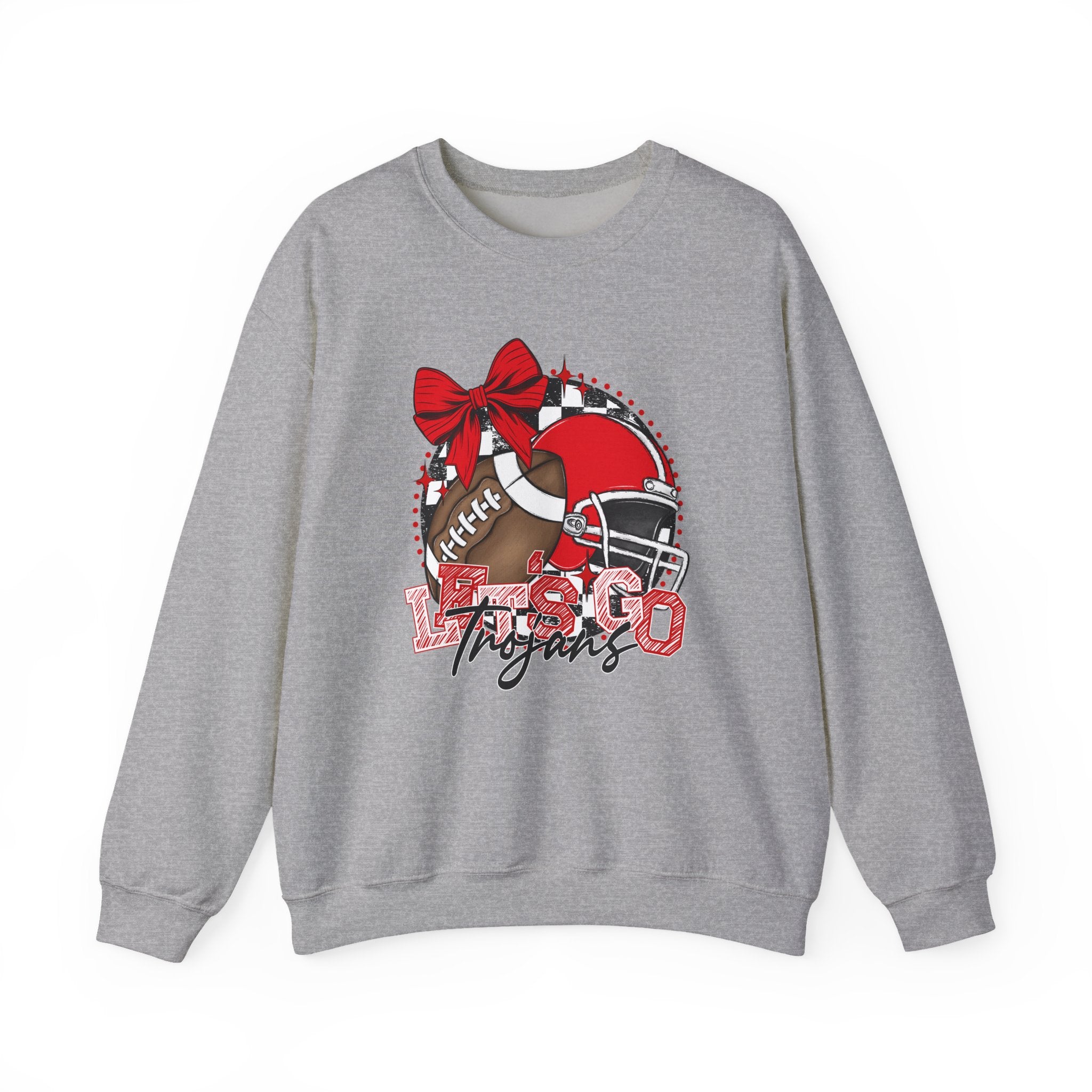 Trojans Football Mom Crewneck Sweatshirt