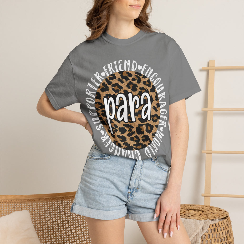Para Leopard Circle T-Shirt — Supporter, Friend & Encourager Tee