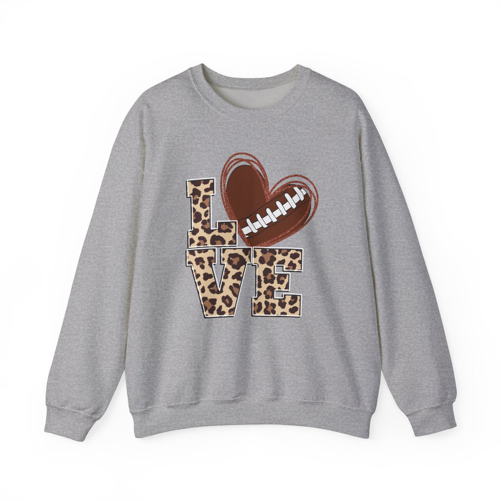 Football Love Leopard Sweatshirt