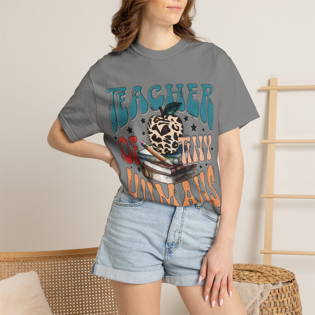 Teacher of Tiny Humans T-Shirt — Cute Retro Teacher Graphic Tee
