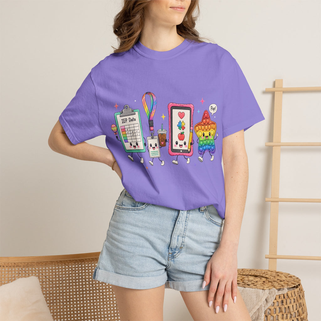 Teacher Tech Friends Graphic T-Shirt — IEP data