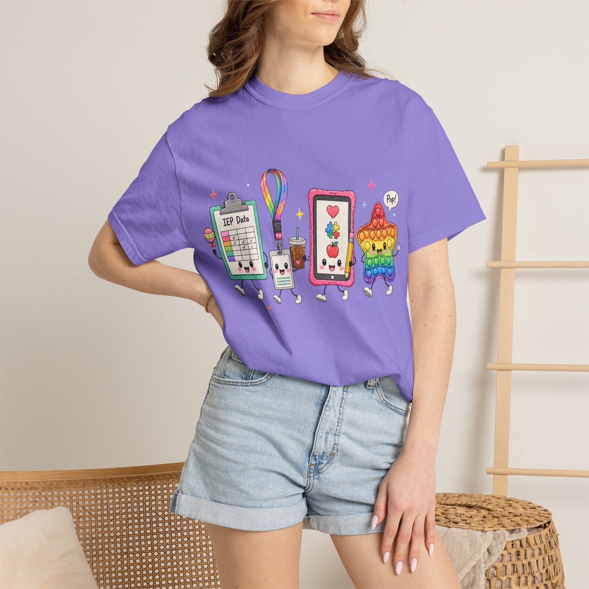 Teacher Tech Friends Graphic T-Shirt — IEP data