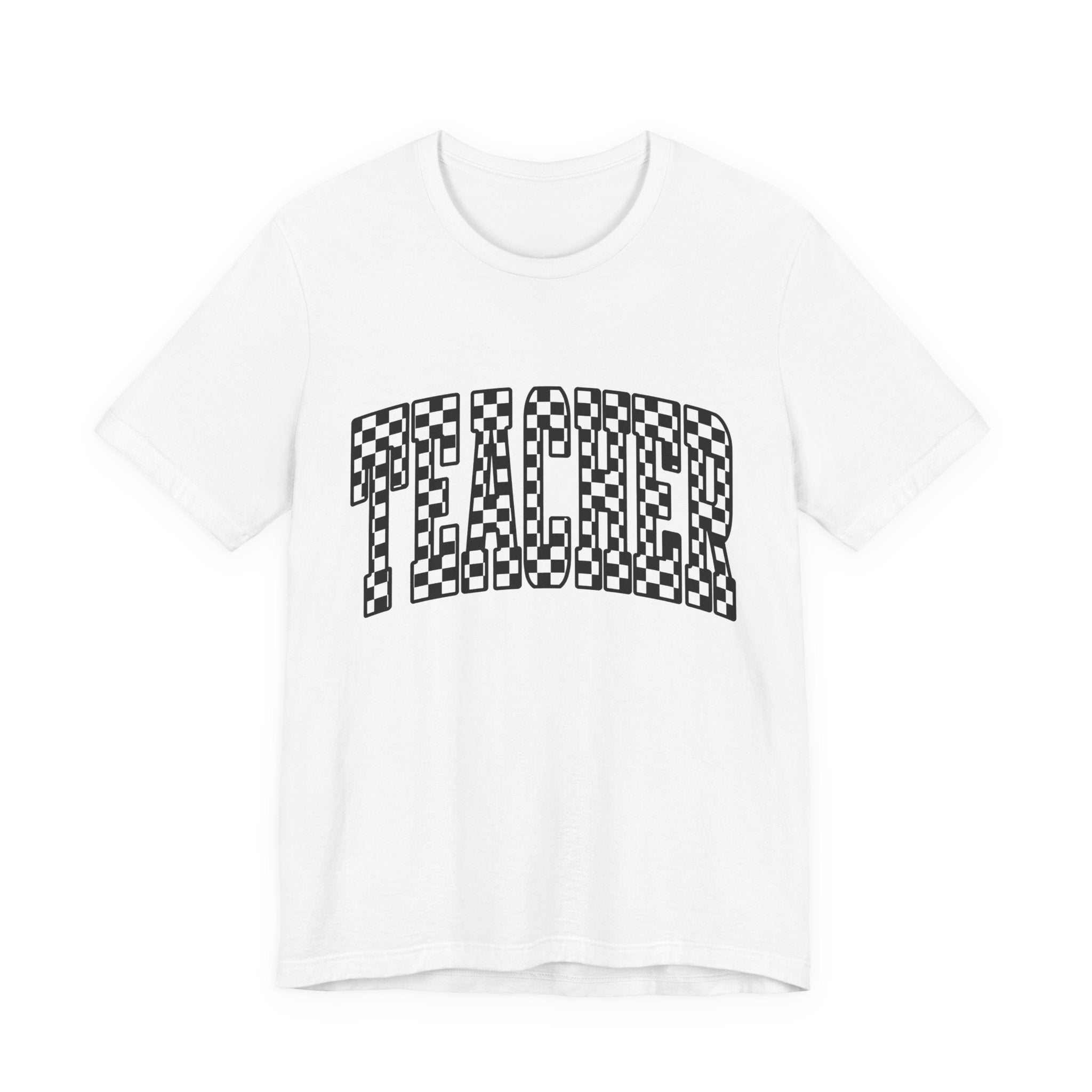 Teacher Checkerboard Graphic Tee