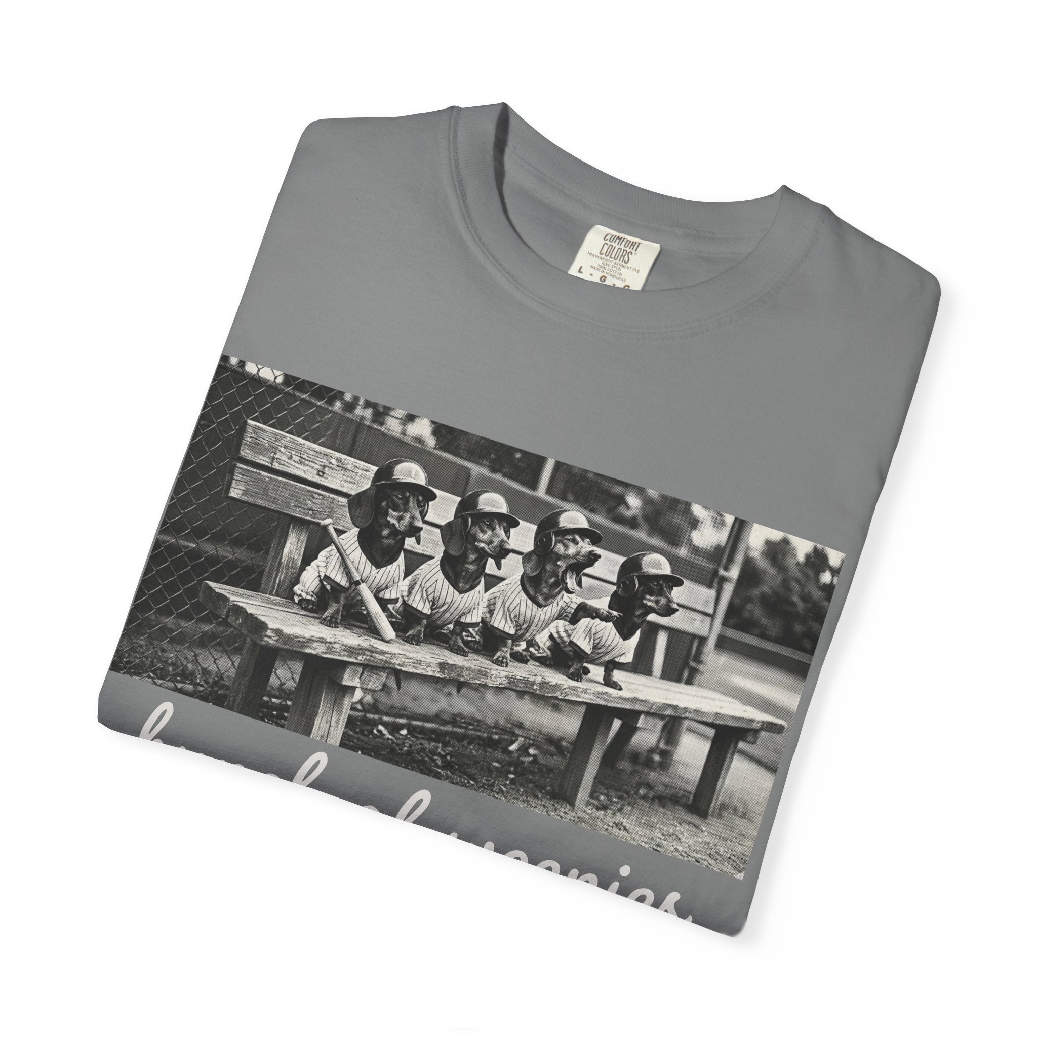 Vintage Bunch of Weenies White Text Photo T-Shirt