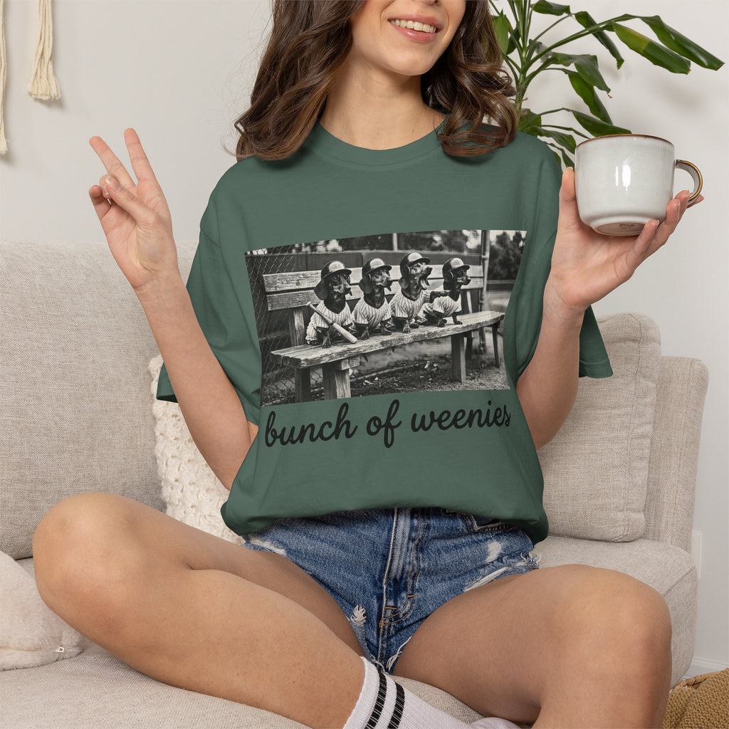 Bunch of Weenies Black Text Vintage Photo T-Shirt