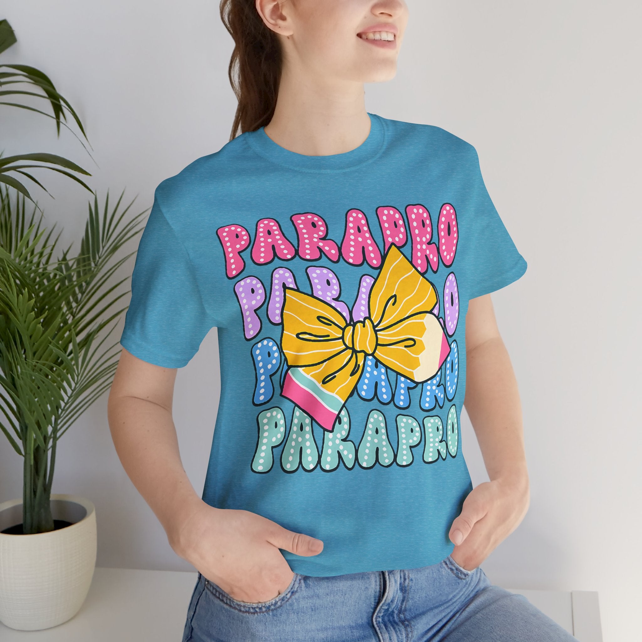 Parapro T-Shirt — Colorful Paraprofessional Bow Tee