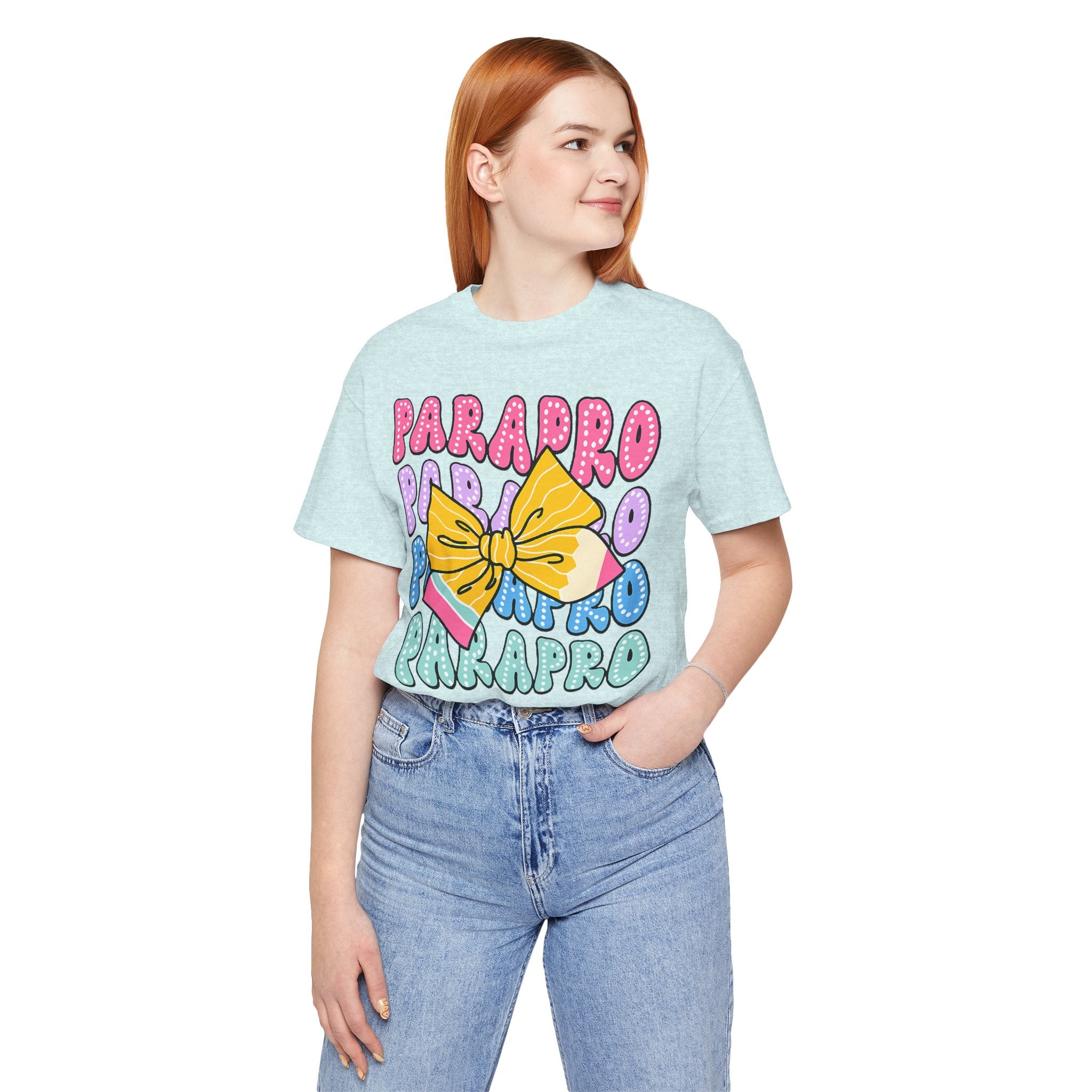 Parapro T-Shirt — Colorful Paraprofessional Bow Tee