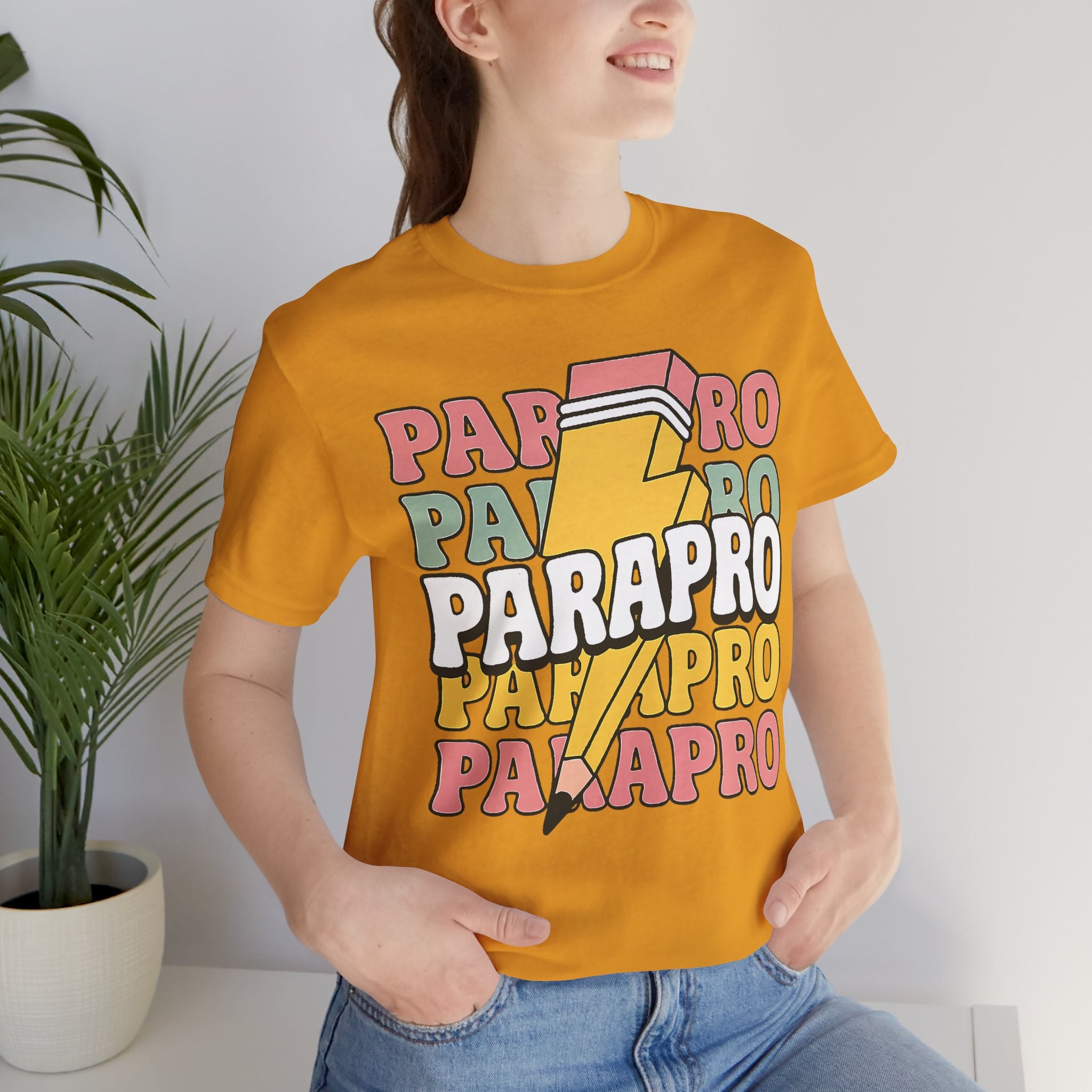 Parapro Pencil Tee — Retro Paraprofessional Appreciation Shirt
