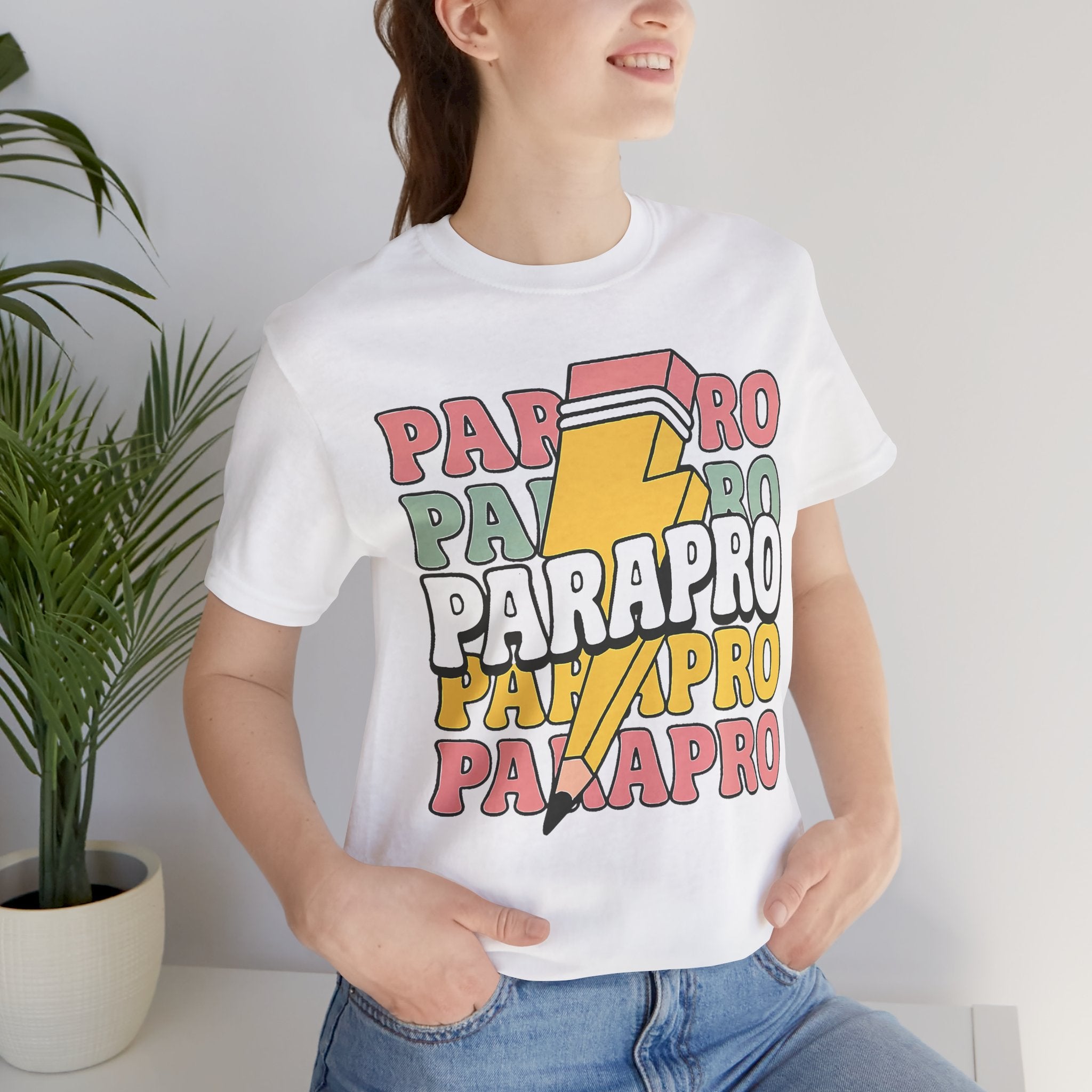 Parapro Pencil Tee — Retro Paraprofessional Appreciation Shirt
