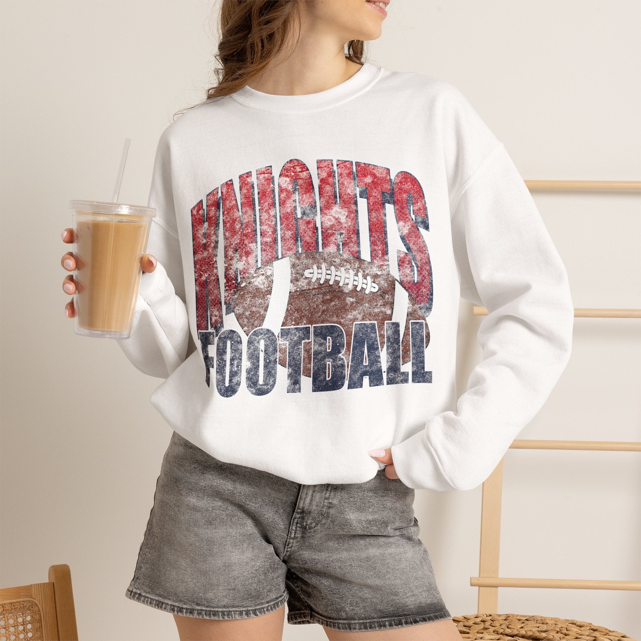 Knights Football Crewneck Sweatshirt