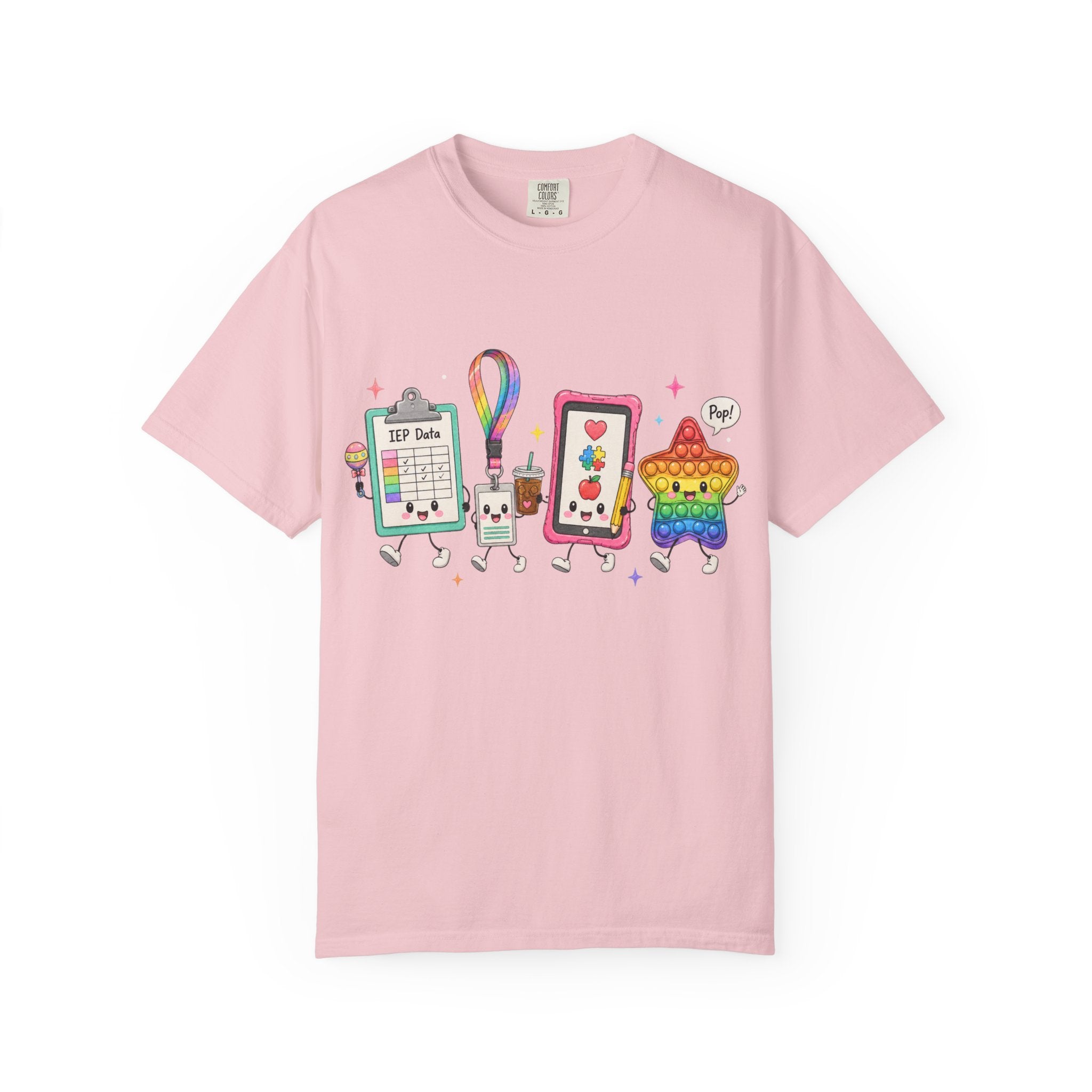 Teacher Tech Friends Graphic T-Shirt — IEP data