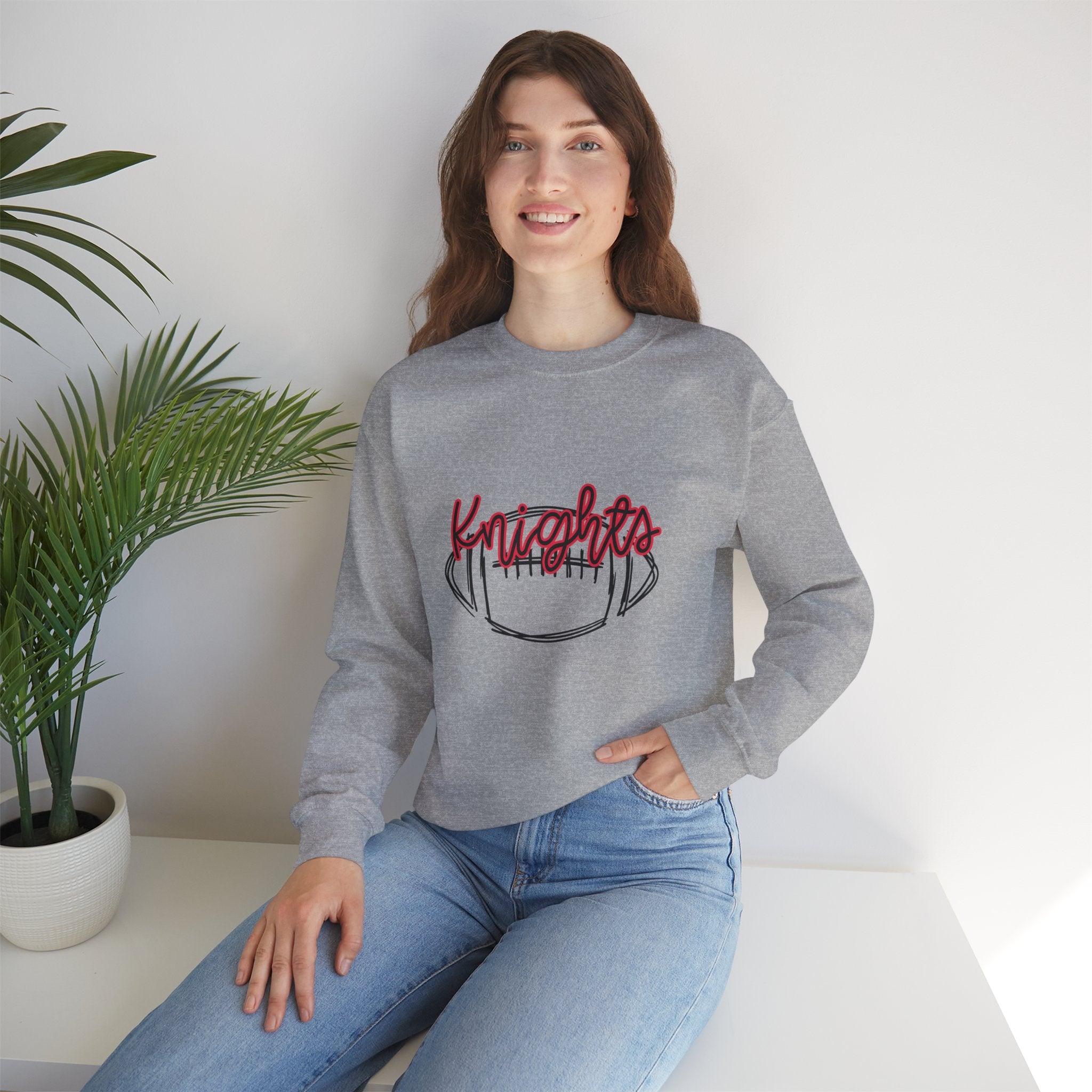 Knights Football Crewneck Sweatshirt