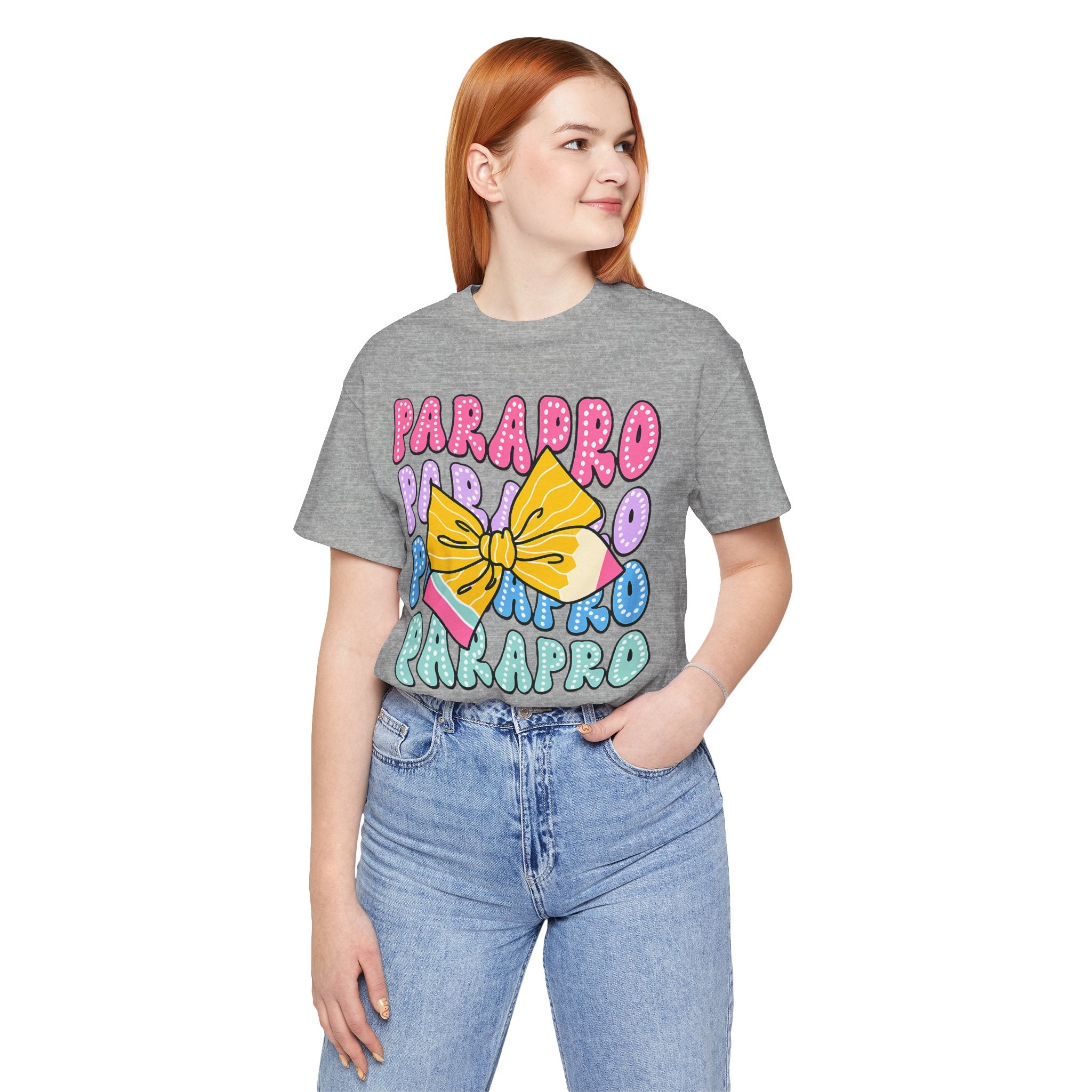 Parapro T-Shirt — Colorful Paraprofessional Bow Tee