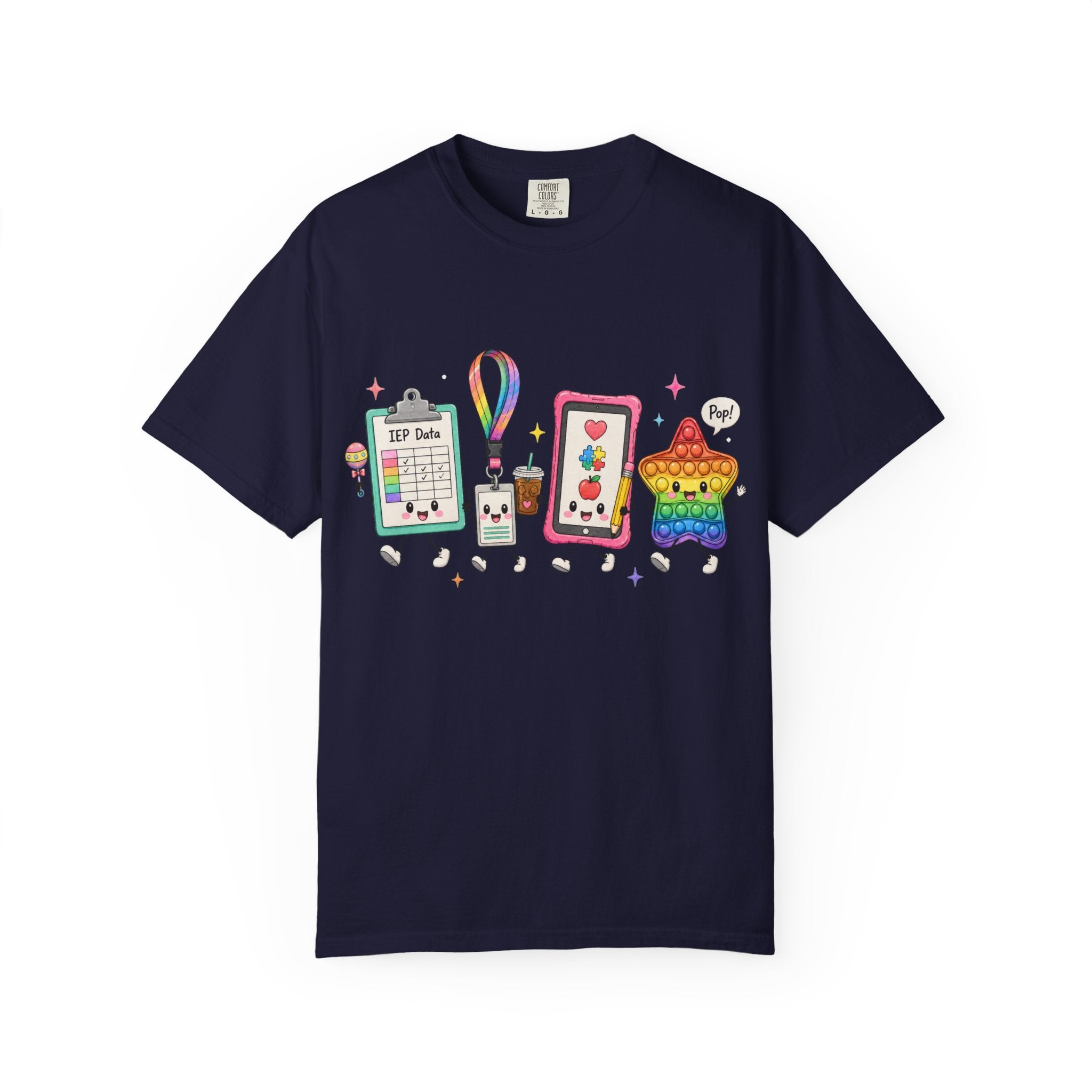 Teacher Tech Friends Graphic T-Shirt — IEP data