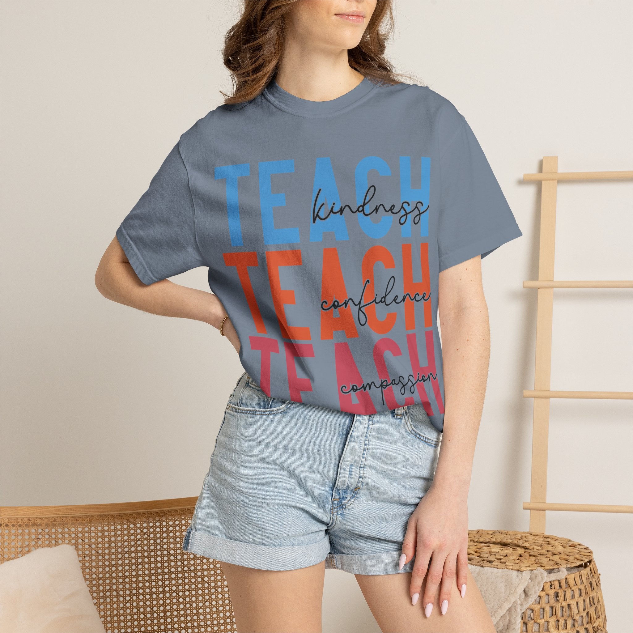 Teach Kindness Graphic Tee — Teacher Appreciation T-Shirt