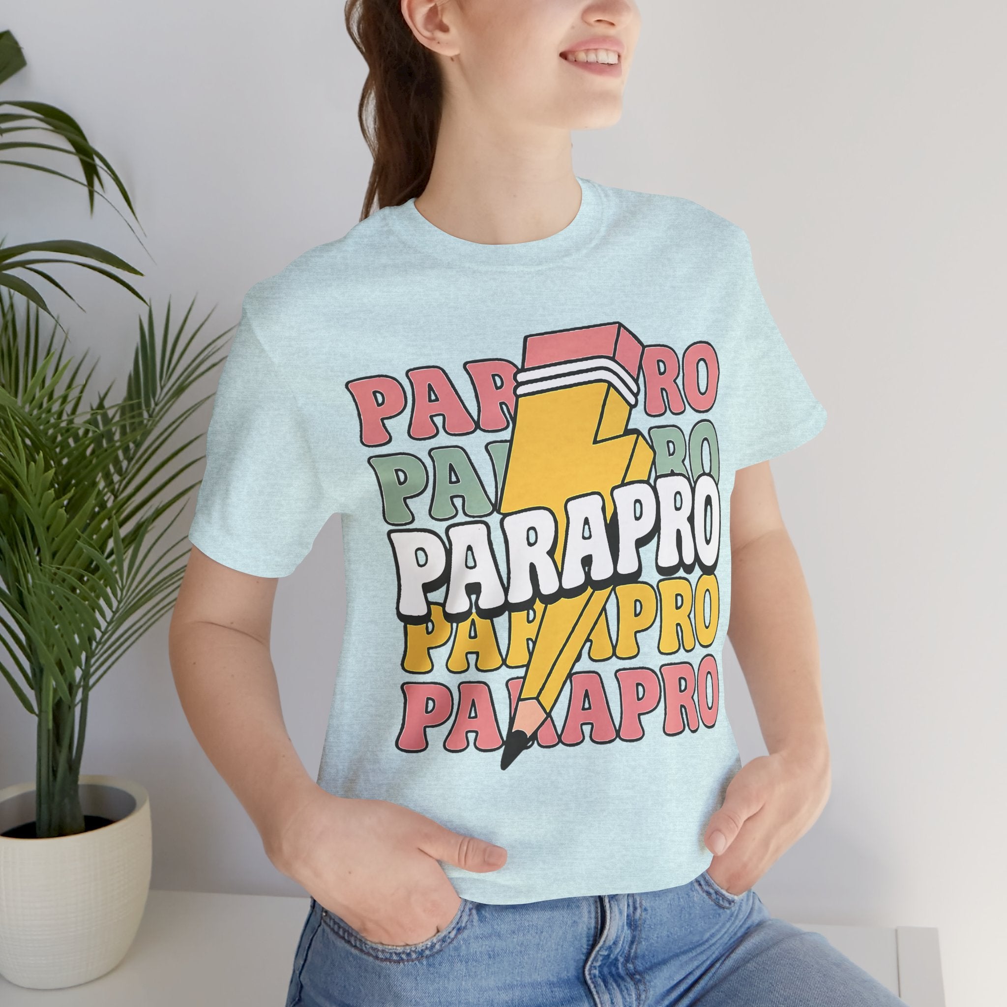 Parapro Pencil Tee — Retro Paraprofessional Appreciation Shirt