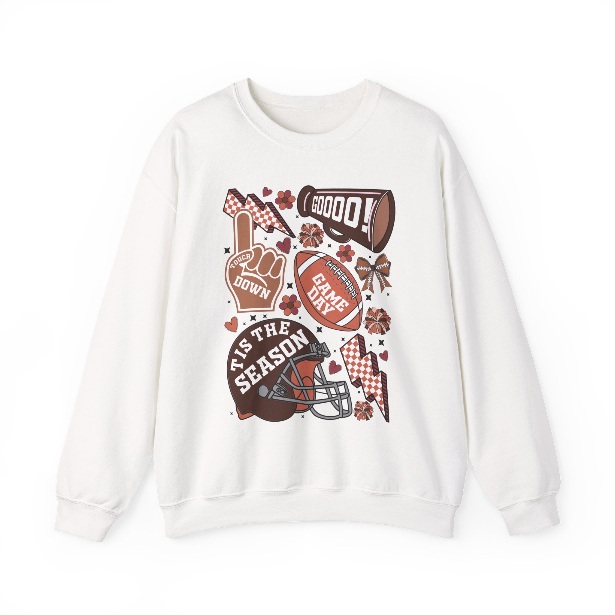 Football Season Crewneck Sweatshirt – 'Tis the Season Game Day Design