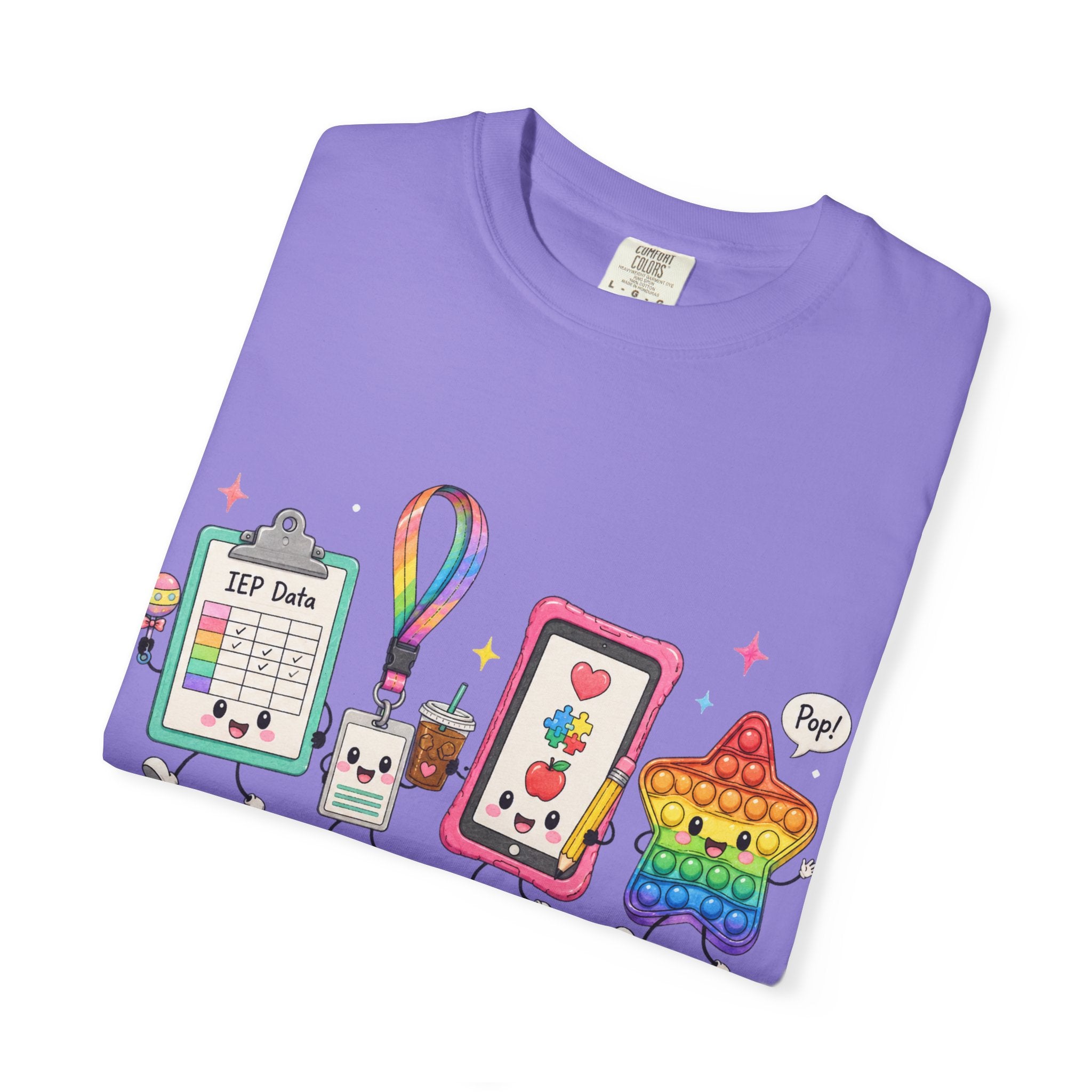 Teacher Tech Friends Graphic T-Shirt — IEP data