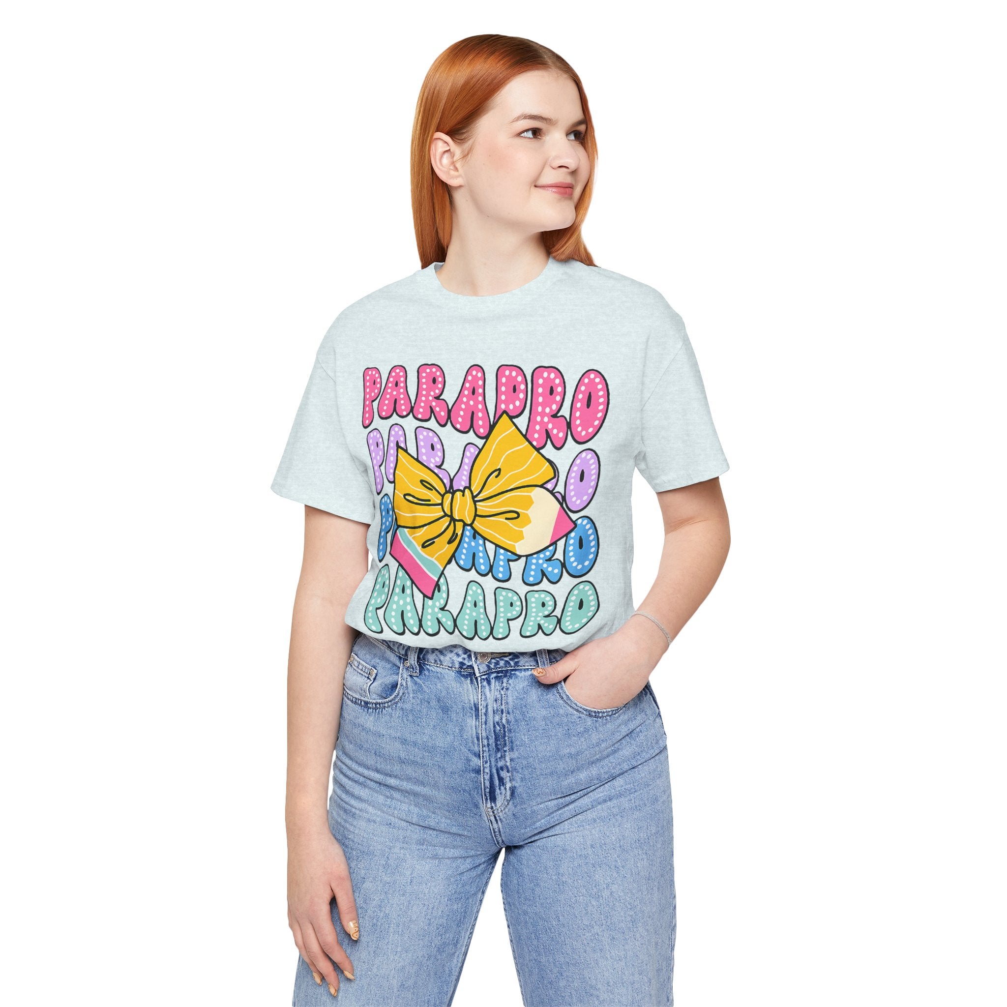 Parapro T-Shirt — Colorful Paraprofessional Bow Tee