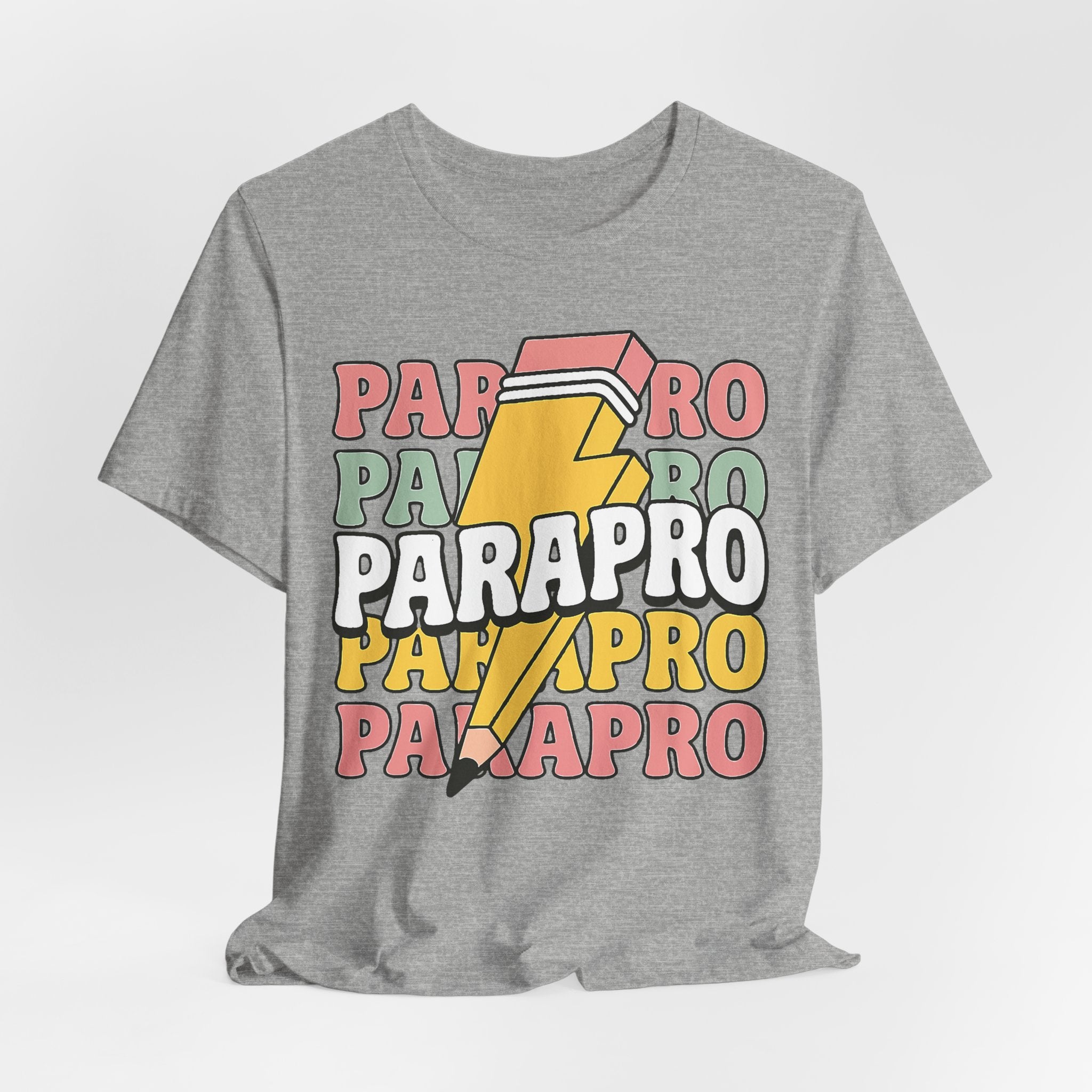 Parapro Pencil Tee — Retro Paraprofessional Appreciation Shirt