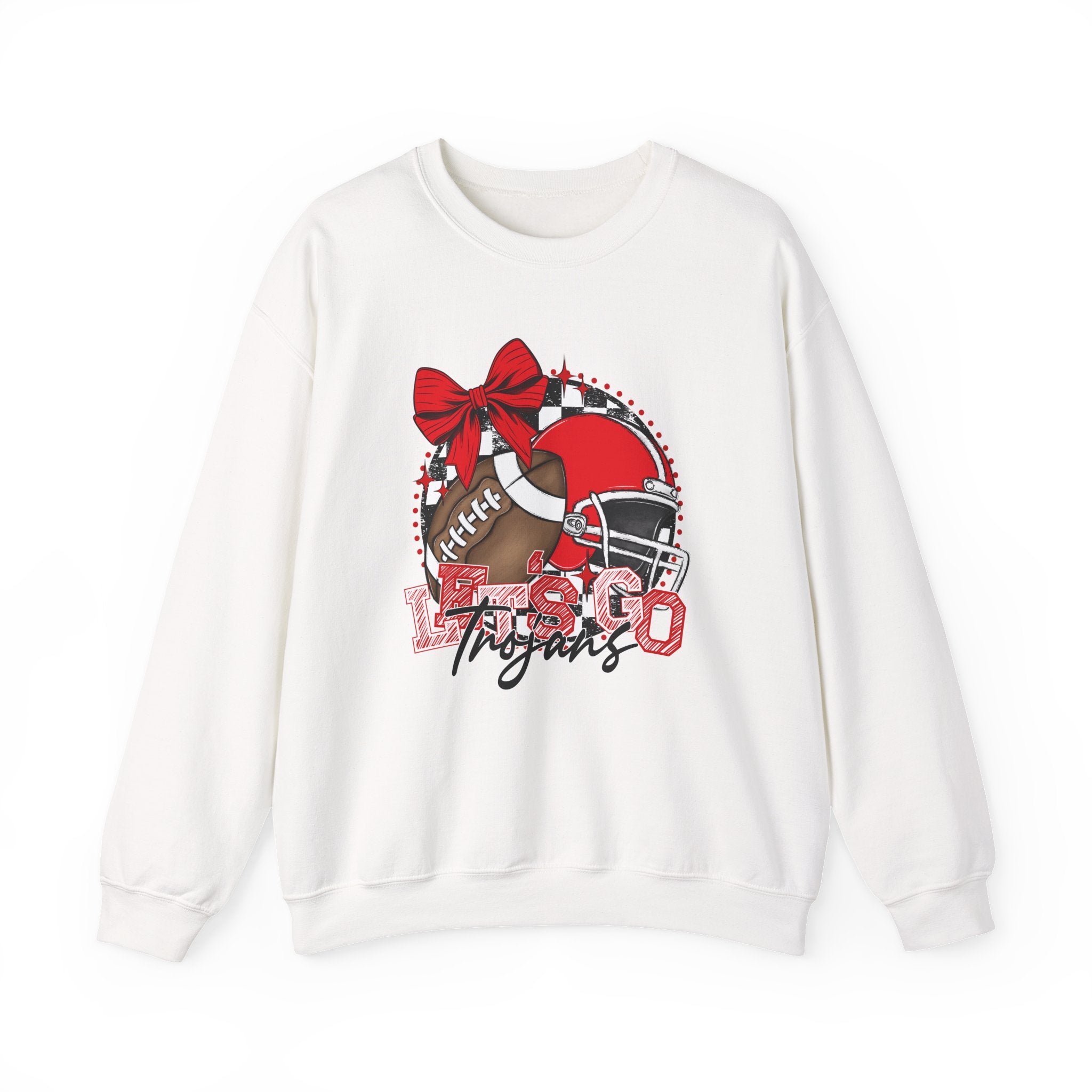 Trojans Football Mom Crewneck Sweatshirt