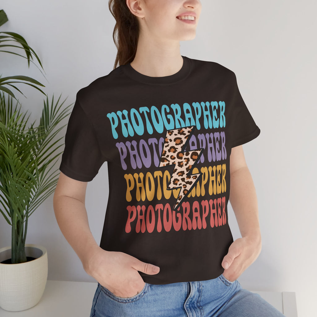 Photographer Lightning Bolt Tee