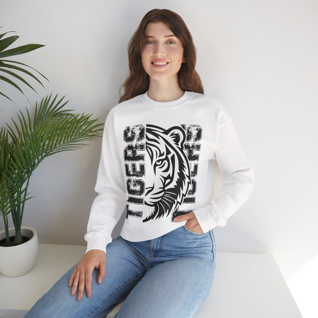 Tiger Mascot Crewneck Sweatshirt
