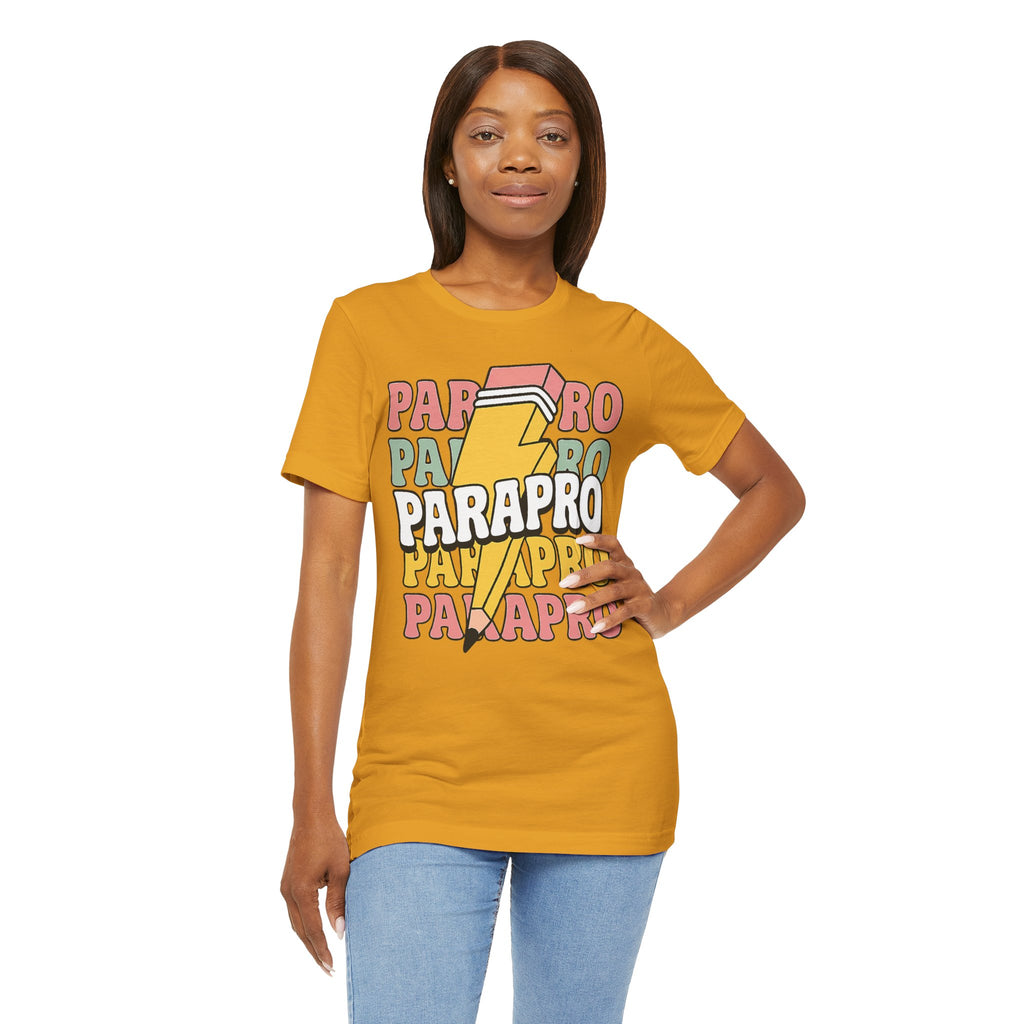 Parapro Pencil Tee — Retro Paraprofessional Appreciation Shirt