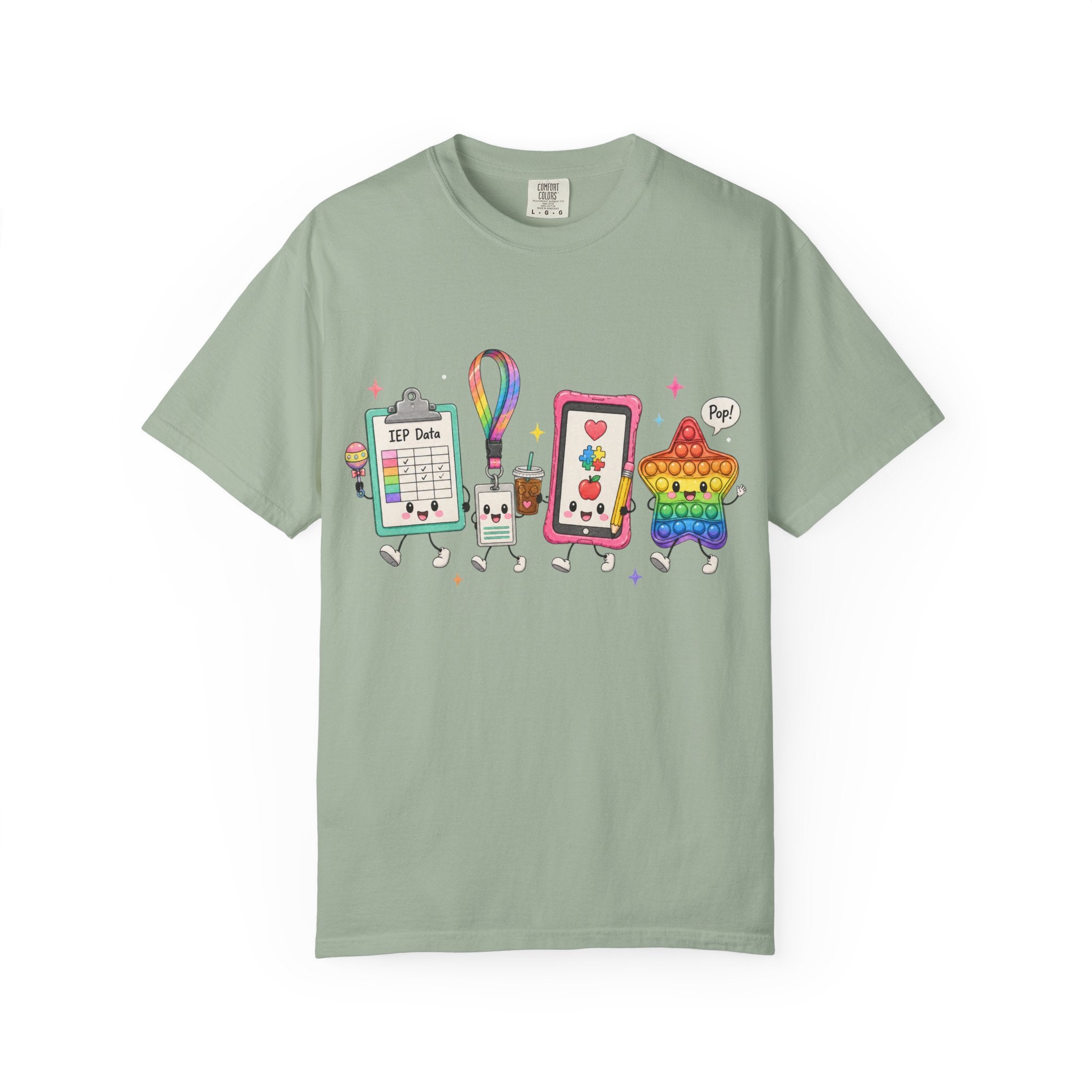 Teacher Tech Friends Graphic T-Shirt — IEP data