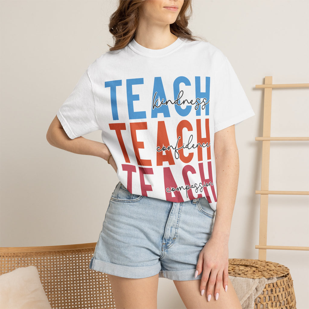 Teach Kindness Graphic Tee — Teacher Appreciation T-Shirt